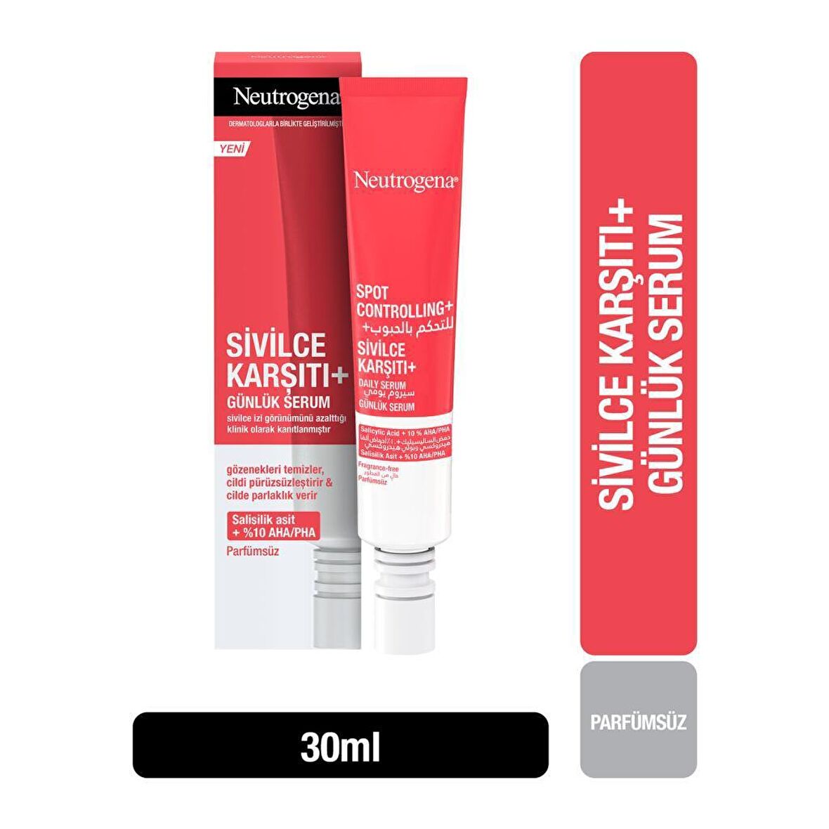 Neutrogena Yağlı Ciltler İçin Akne Karşıtı Serum  50 ml 