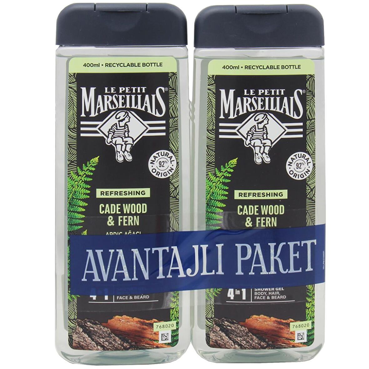 For Men Ardıç Ağacı Ve Fujer Duş Jeli 2 x 400 ml