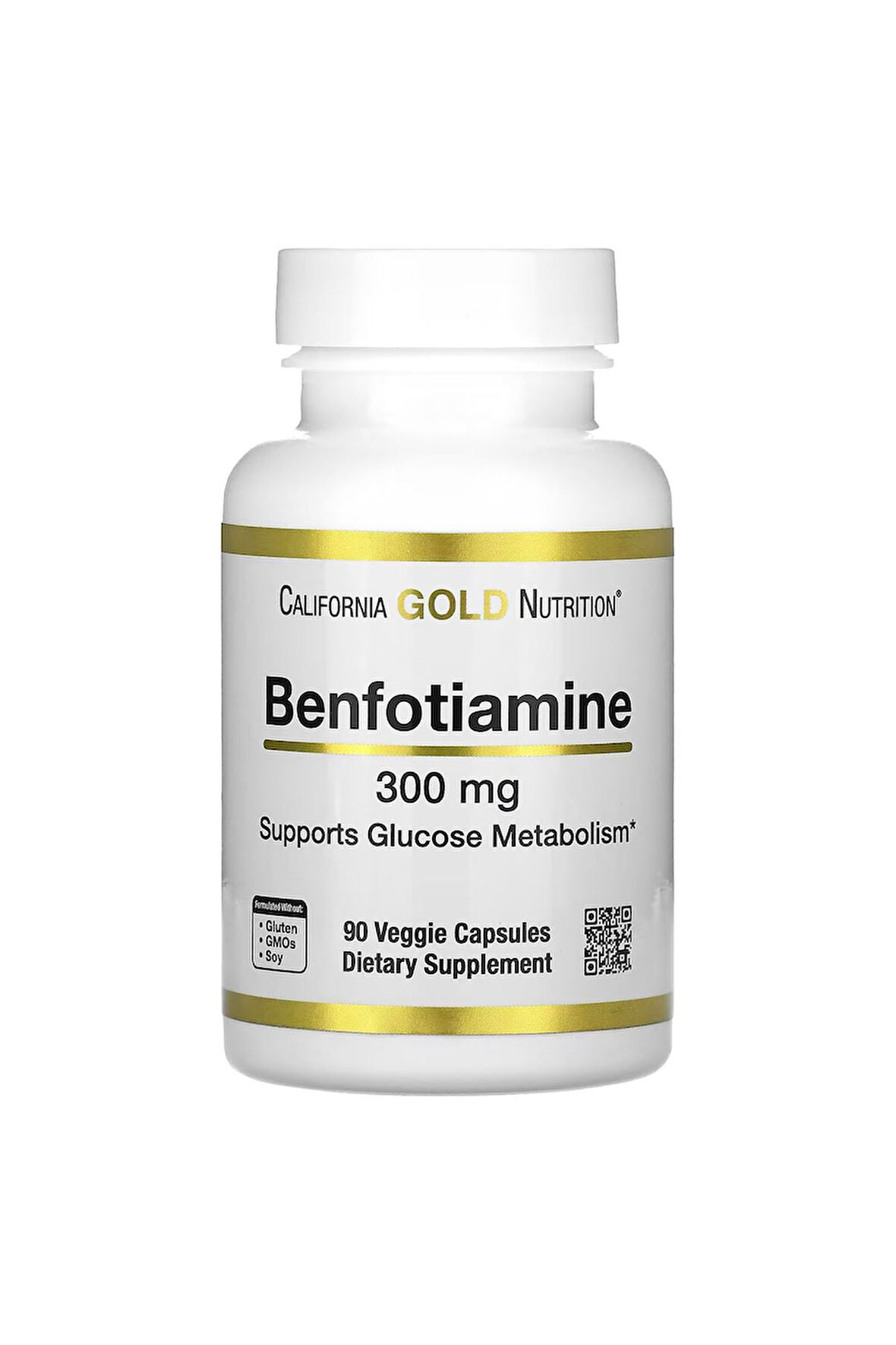 California Gold Nutrition, Benfotiami.ne, 300 mg, 90 Kapsül.usa menş.