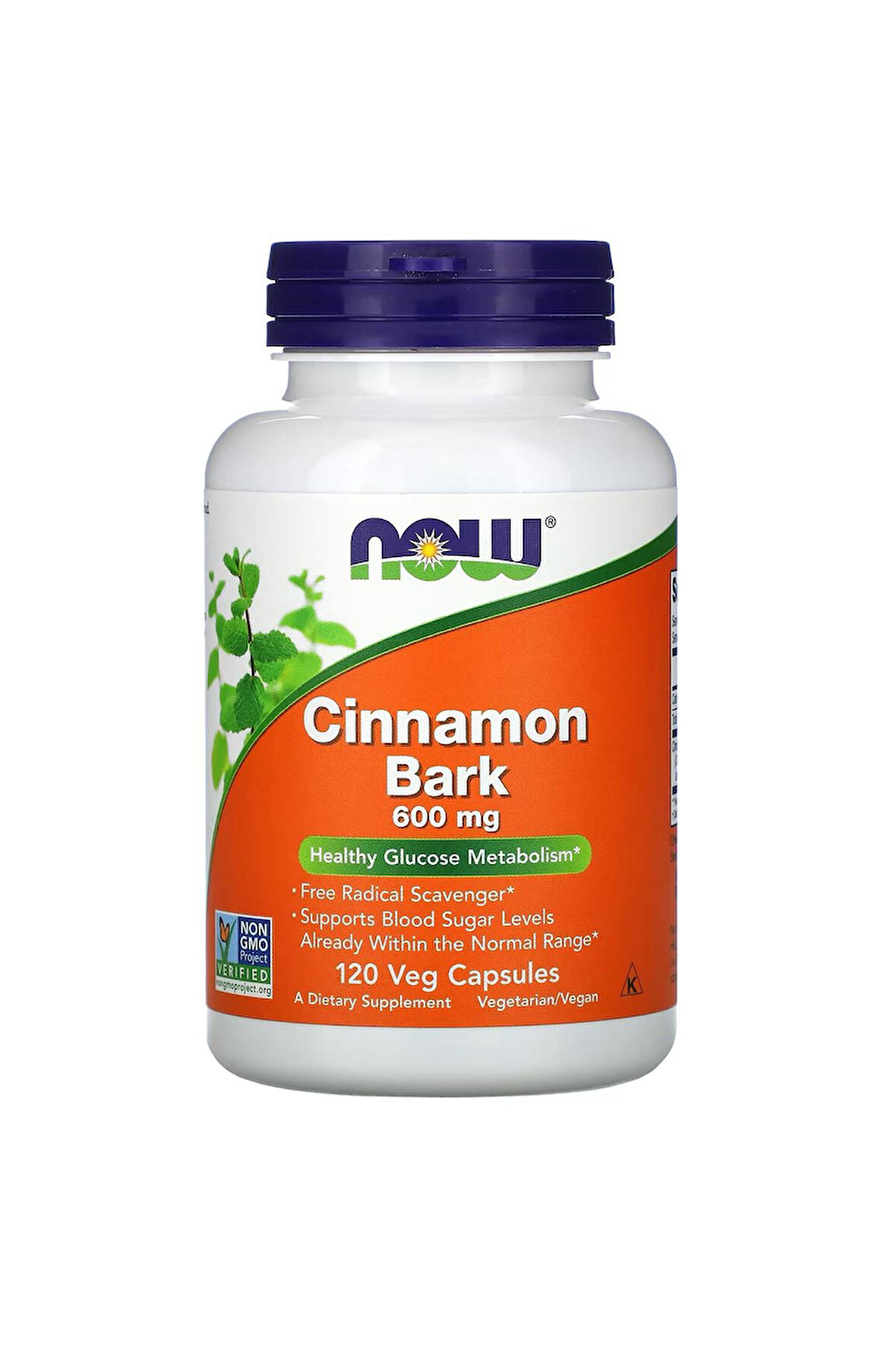 Cinnamon Bark 600 mg 120 Bitkisel Kapsül 