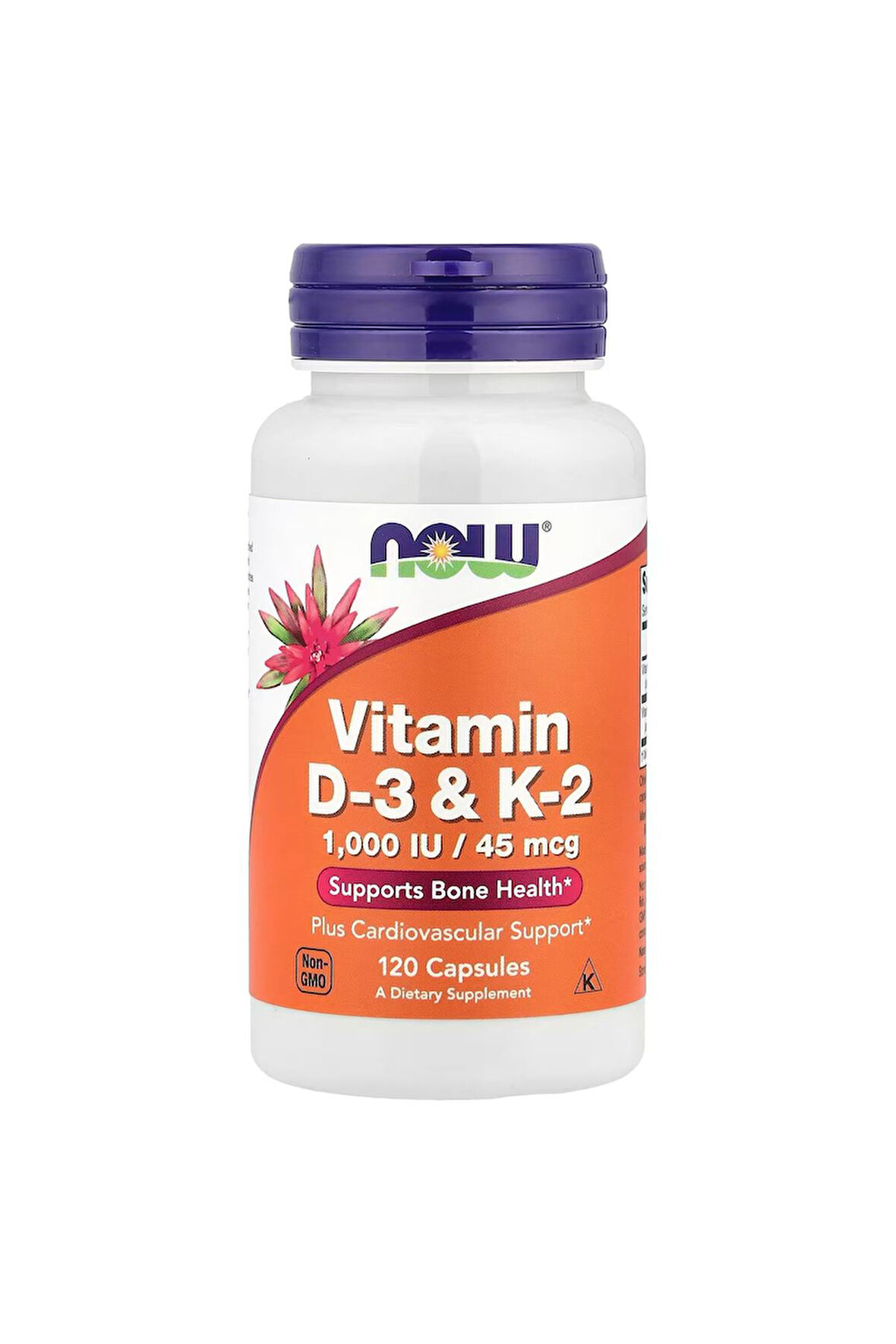 Vitamin D-3 & K-2, 1000 ıu - 45 mcg - 120 Capsules
