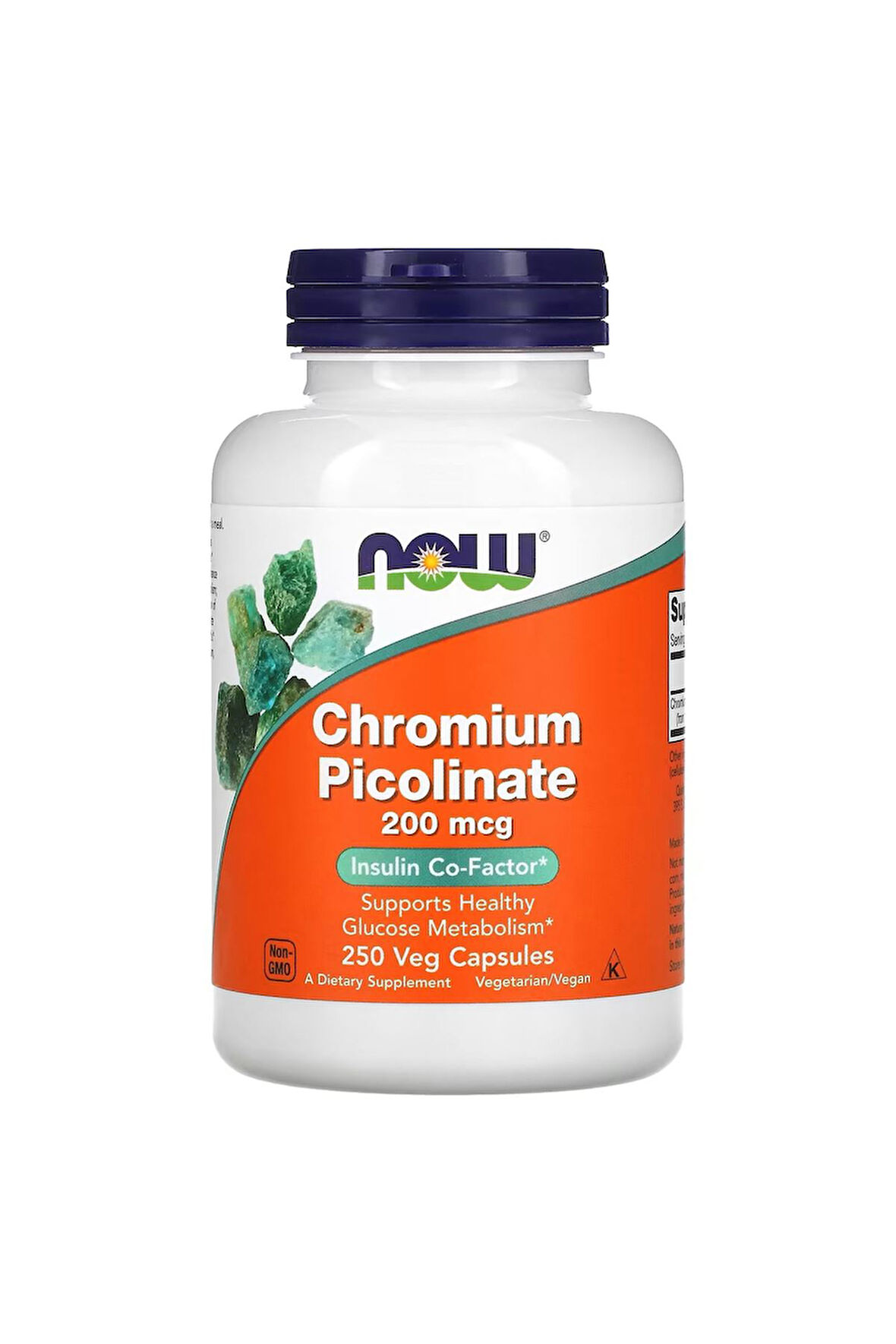 Chromium Picolinate, 200 mcg, 250 Veg Capsules