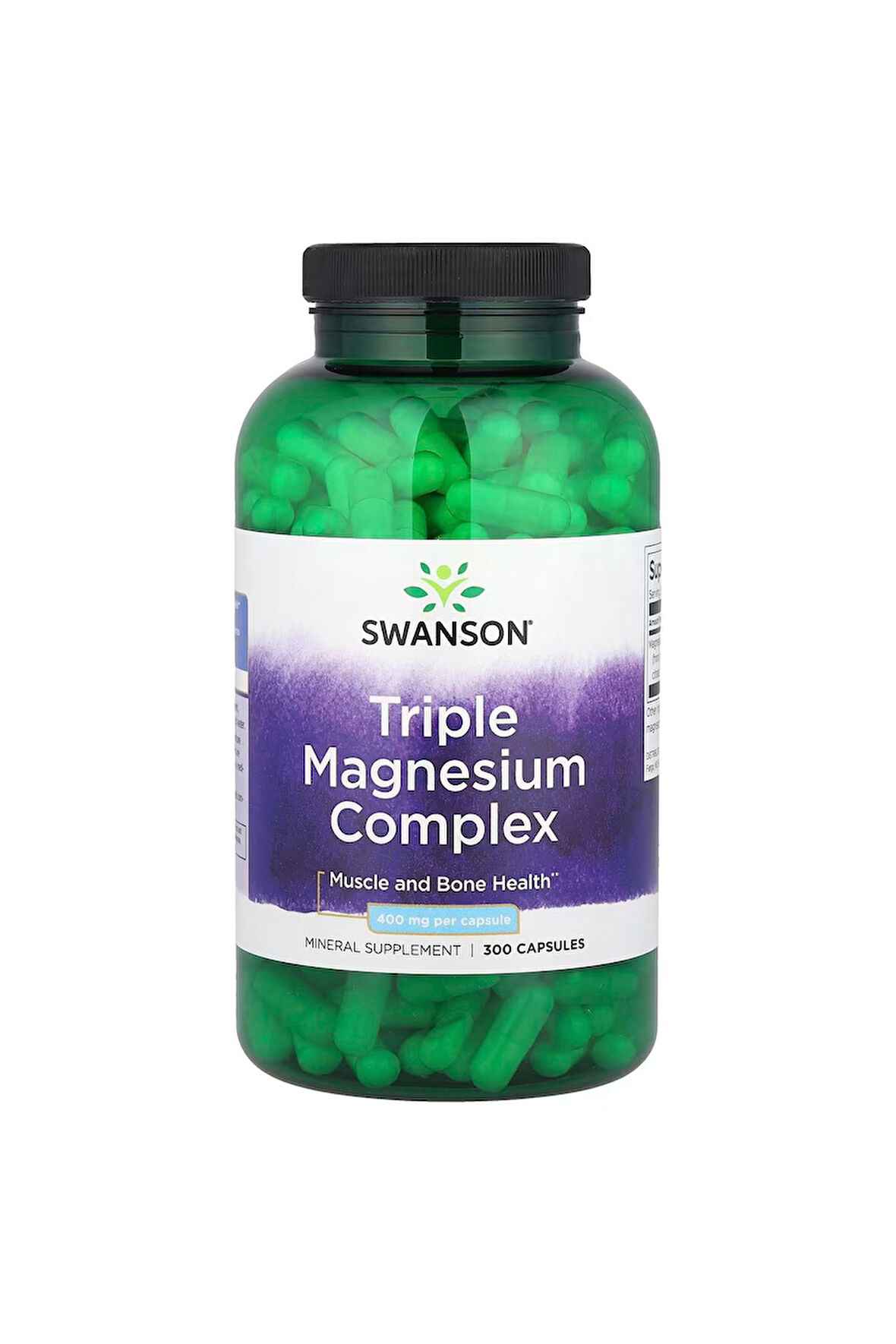 Triple Magnesium Complex | 420 mg | 250 Capsules | Non-GMO and Gluten Free Formula | Magnesium Oxid