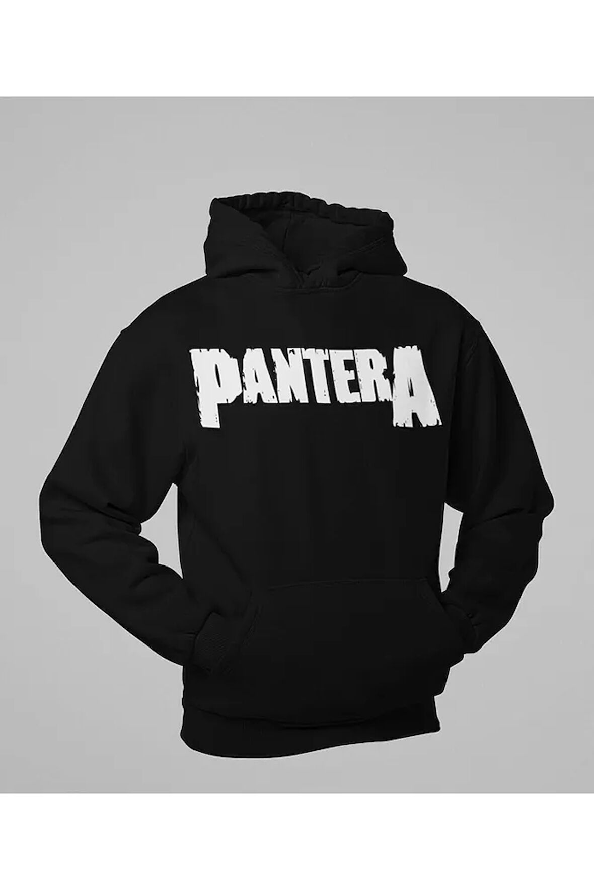 Pantera Yazılı Unisex Oversize Müzik Grubu Hoodie