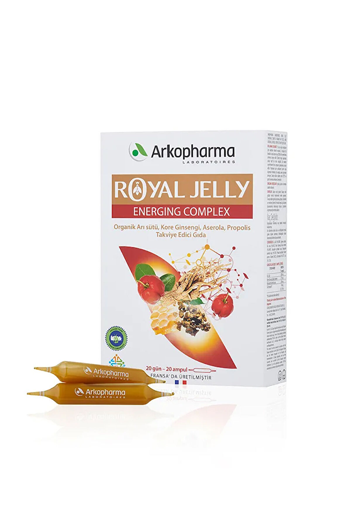 Royal Jelly Energing Complex 20 Ampül