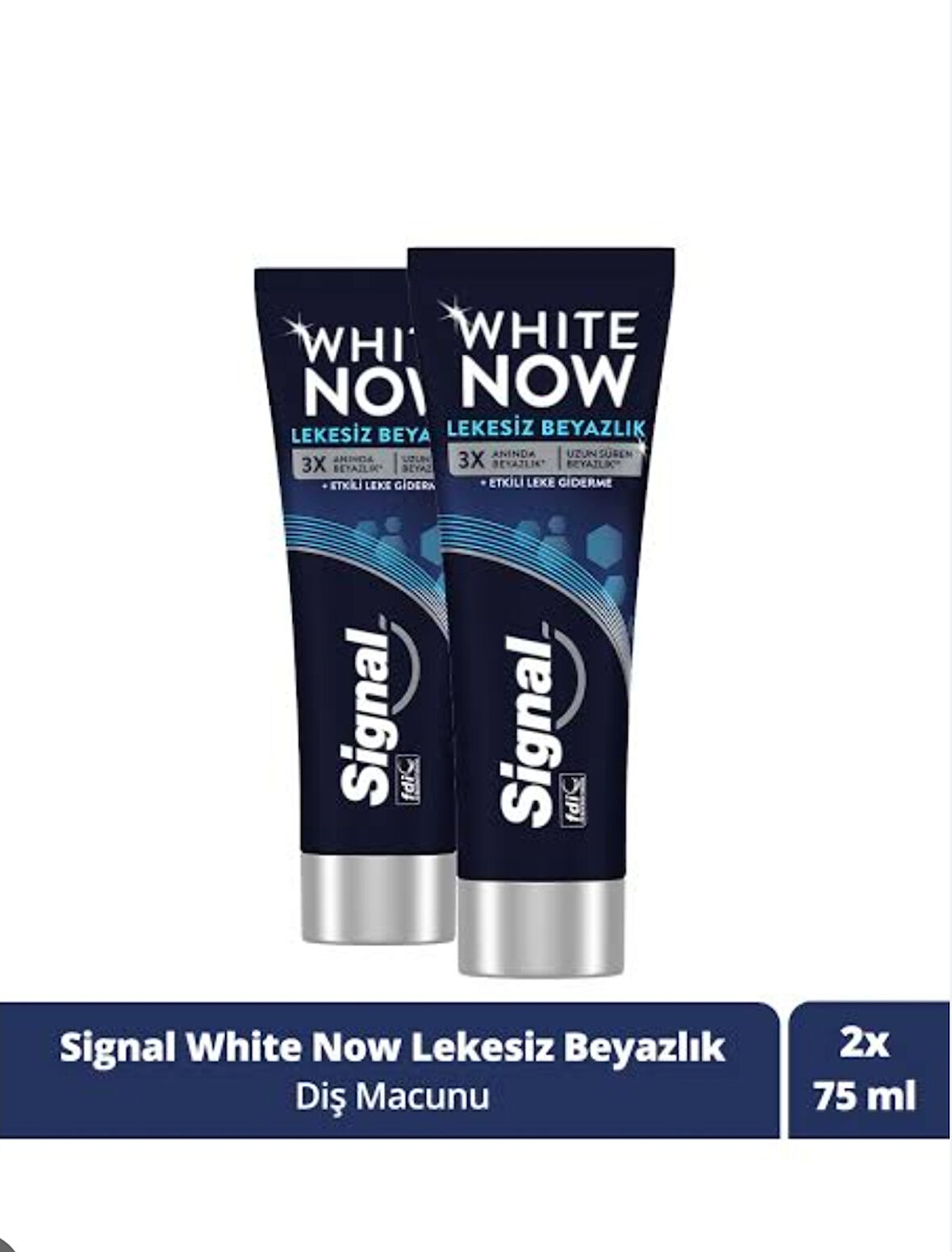 Signal White Now Lekesiz Beyazlık Diş Macunu 2 x 75 ML