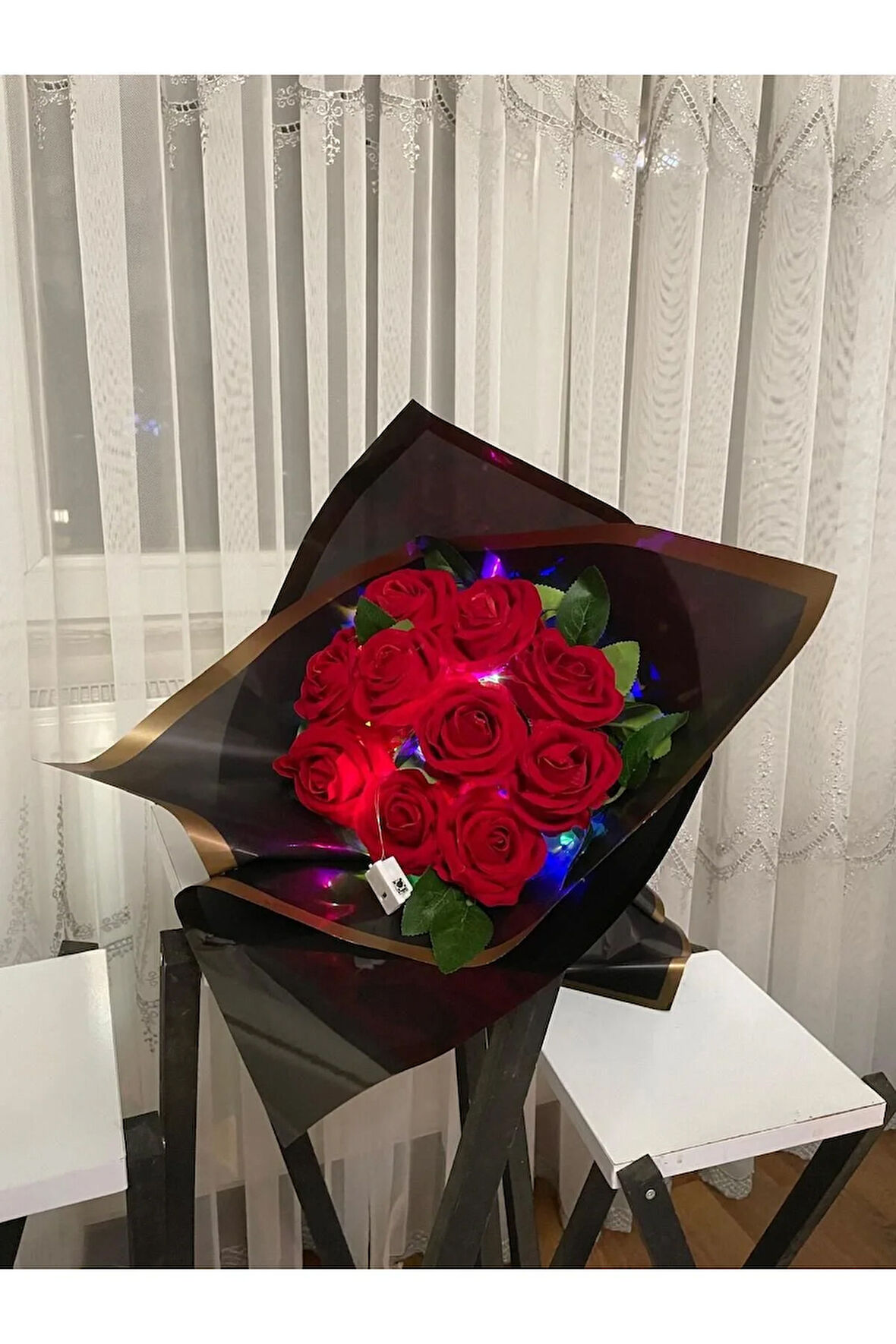 ledli gül buketi