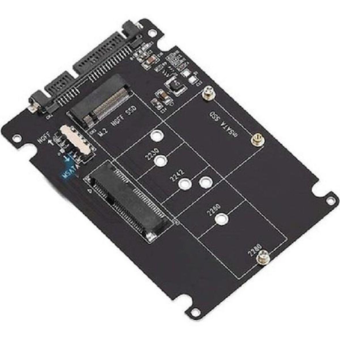 SATA TO M.2 NGFF-MSATA SSD ÇEVİRİCİ DÖNÜŞTÜRÜCÜ