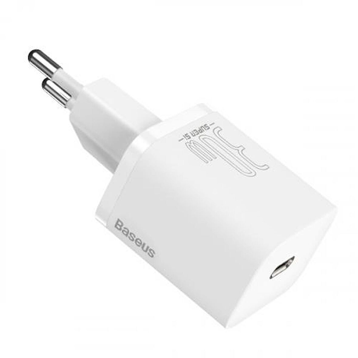 Baseus Type-C 30 Watt Hızlı Şarj Aleti Beyaz