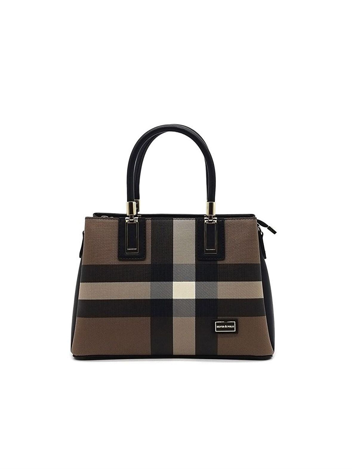 Silver Polo  Kadın  1000-35831 SILVER POLO EL ÇANTASI M80 KAHVE-MAT SİYAH