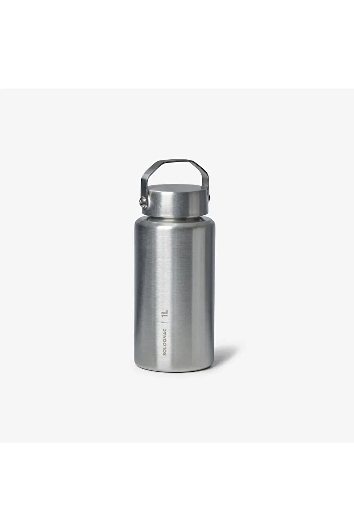 Solognac Bushcraft Paslanmaz Çelik Matara - Avcılık ve Doğa Gözlemi - Gri - 1L