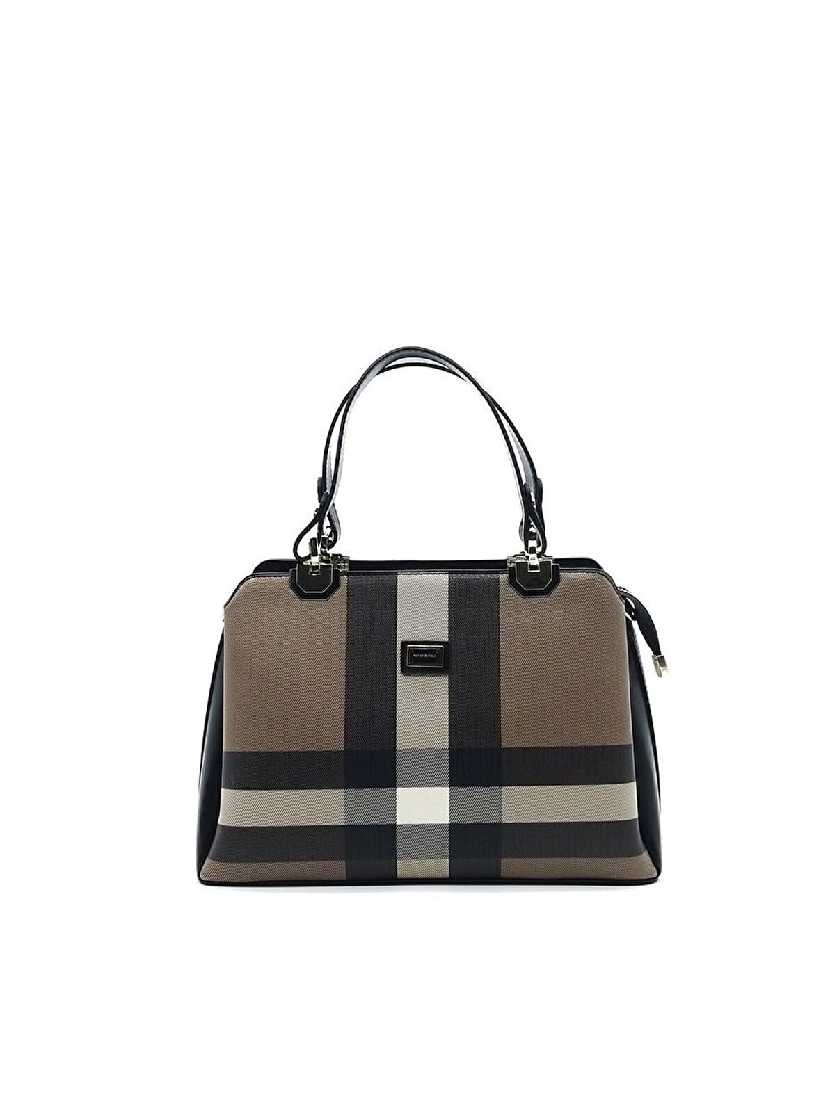 Silver Polo  Kadın  972-35869 SILVER POLO EL ÇANTASI M80 KAHVE-MAT SİYAH