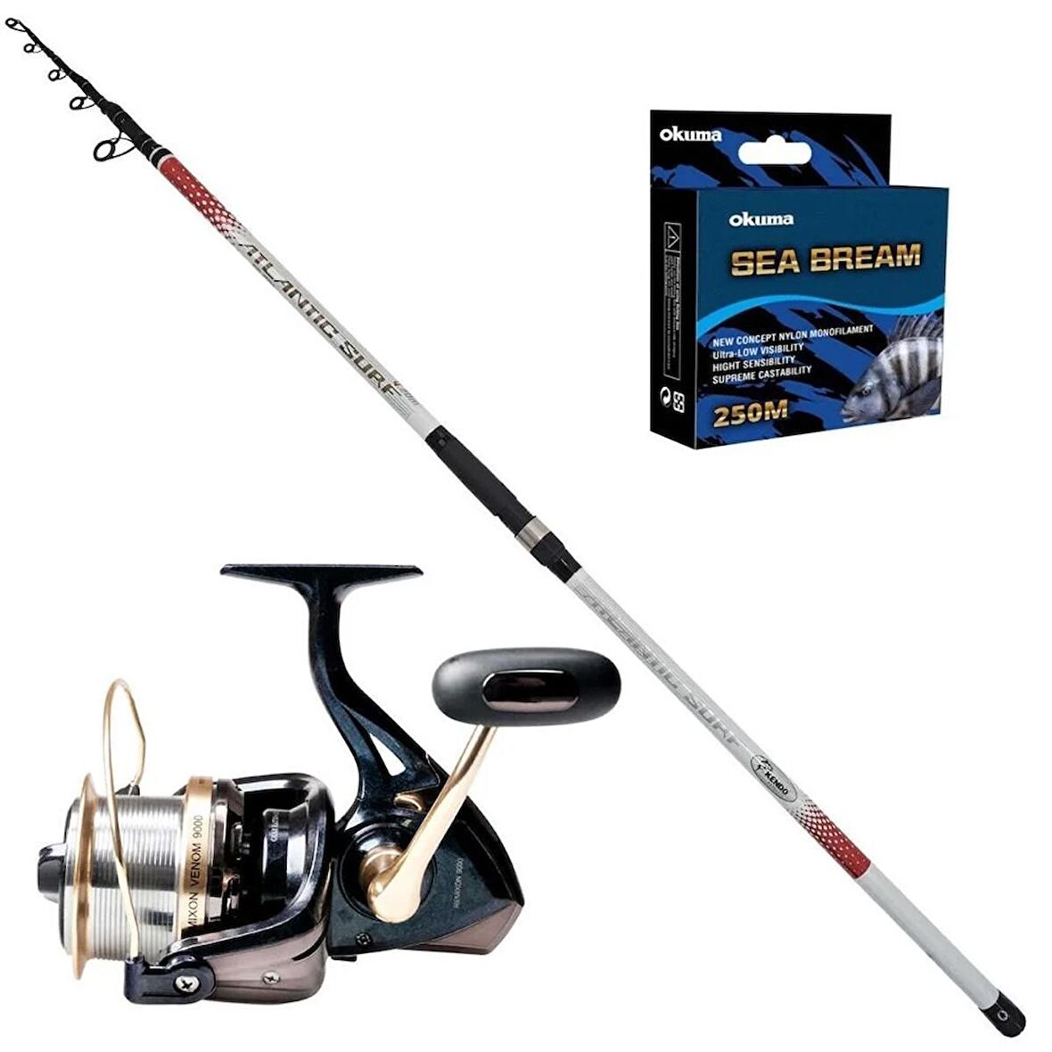 Remixon Venom 8000  - Kendo Atlantic Surf 420cm Surf Olta Seti