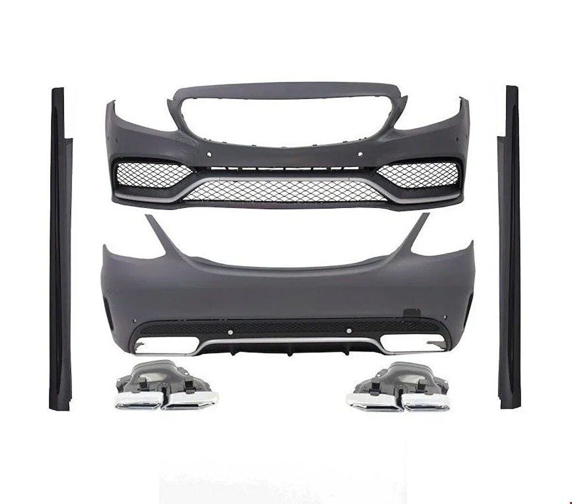 MERCEDES - C63 BODY KIT KOMPLE (ÖN-ARKA-YAN) W205 2014- - 