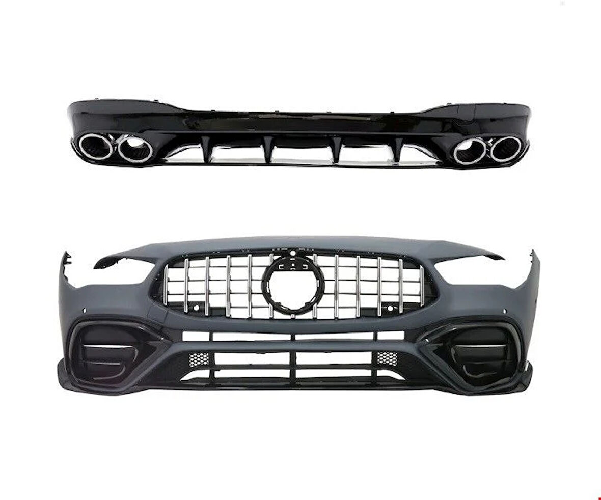 MERCEDES - CLA45 AMG BODY KİT (ÖN TAMPON-ARKA DİF) W118 2020- - 