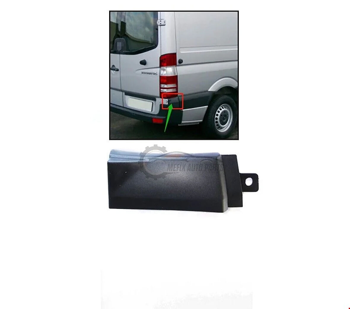 MERCEDES - ARKA TAMPON KAPAĞI SOL CRAFTER / SPRİNTER 2006- - 9068802771 / 2E1807417