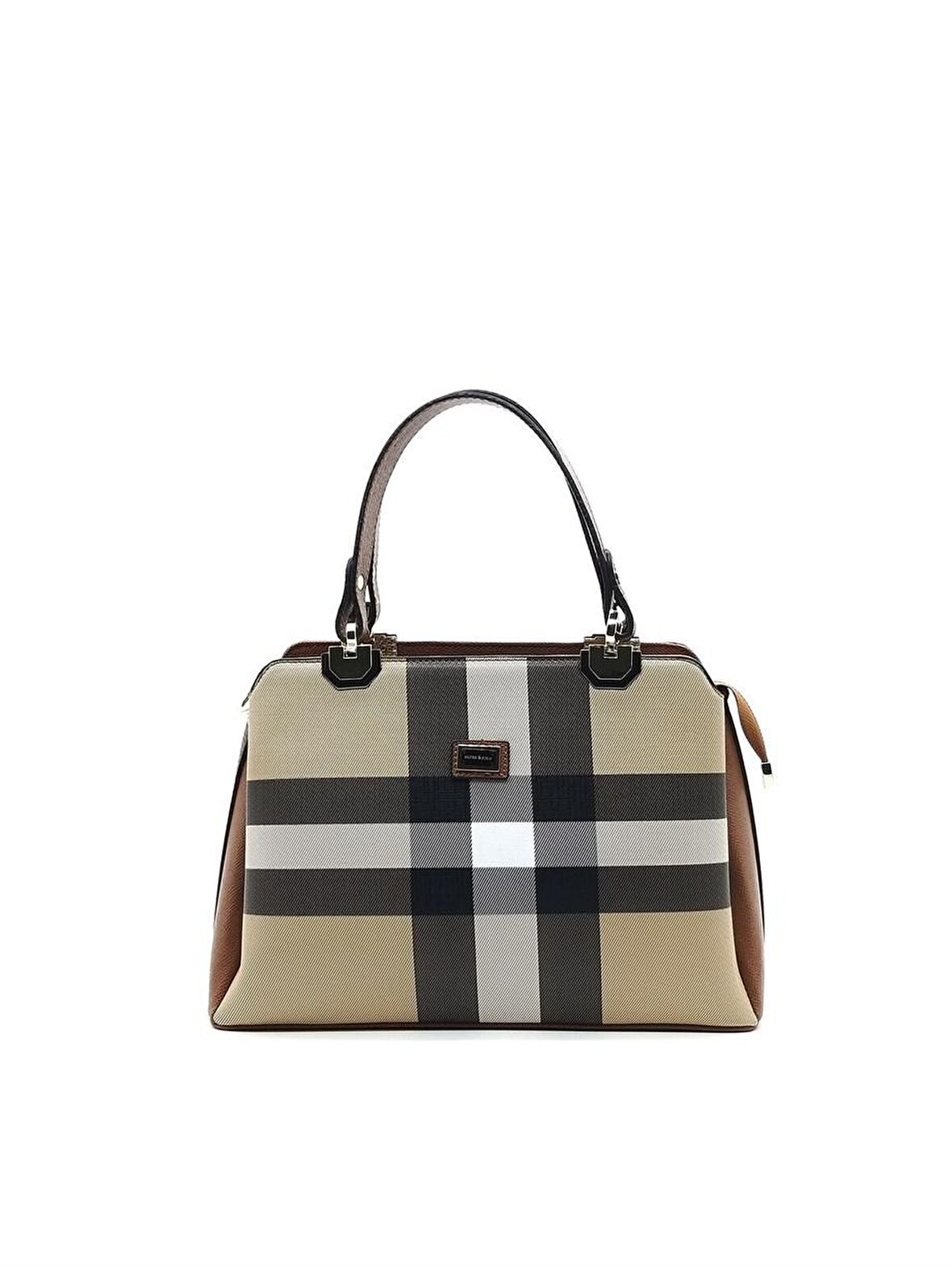 Silver Polo  Kadın  972-35878 SILVER POLO EL ÇANTASI M130 BEJ-MAT TABA