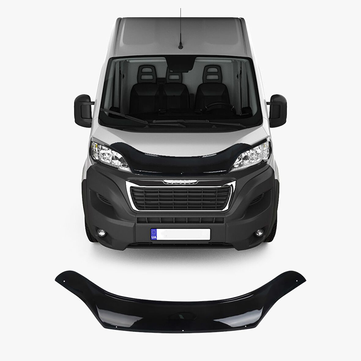 Peugeot Boxer 2014 Üstü Abs Kaput Rüzgarlığı 