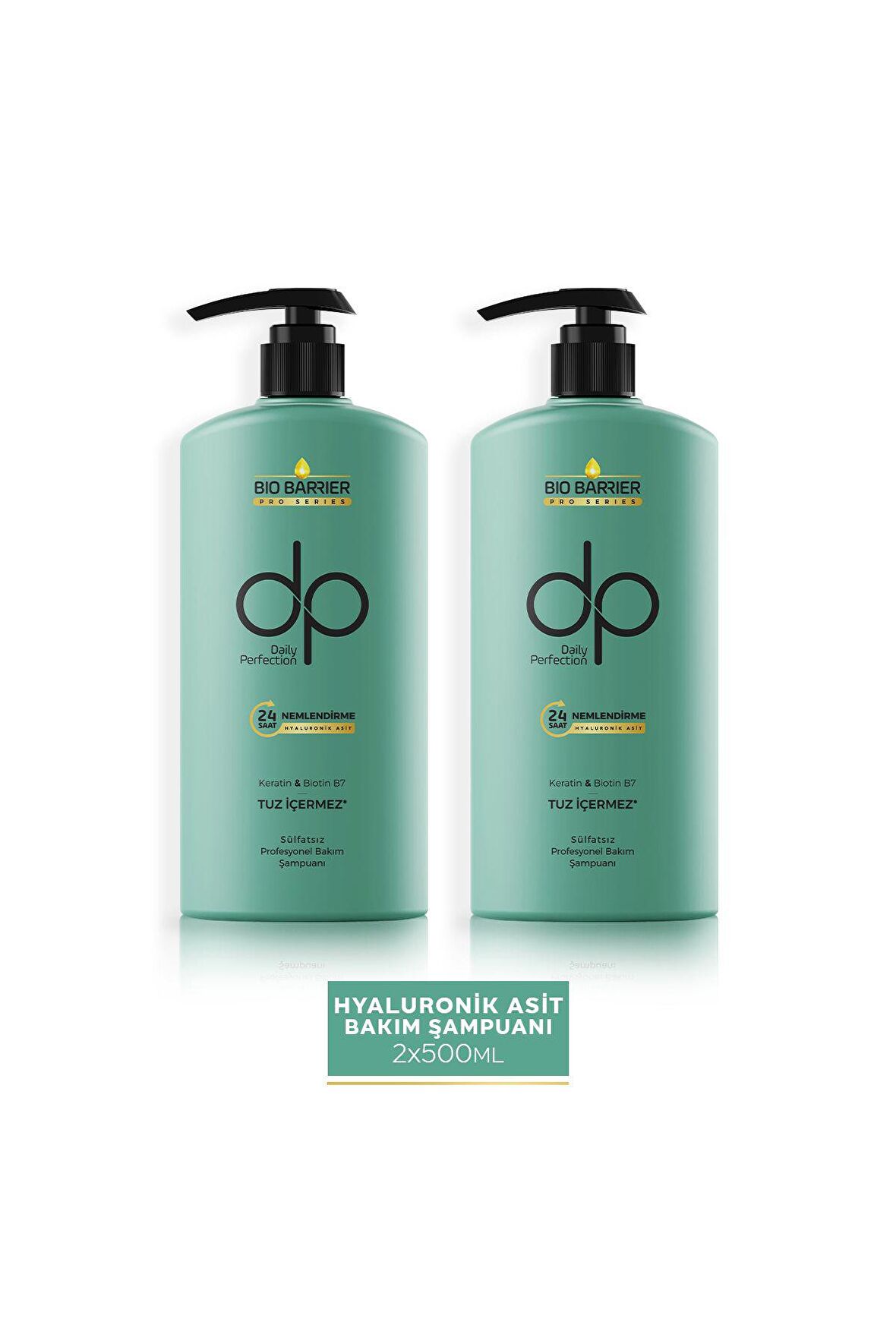 Daily Perfection Bio Barrier Şampuan 24 Saat Nemlendirme Seti 2 Adet 500 ml