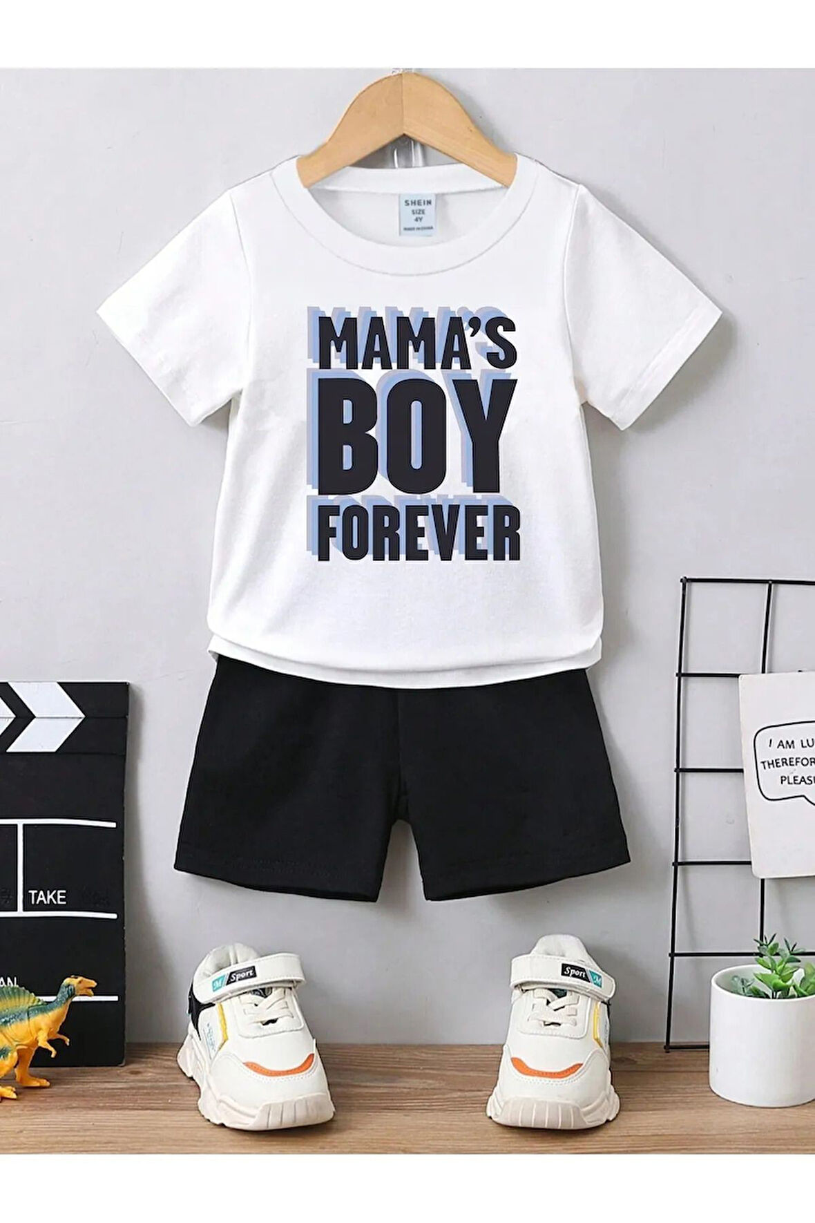 Mamas Boy Pamuk Çocuk Takım T-Shirt Şort