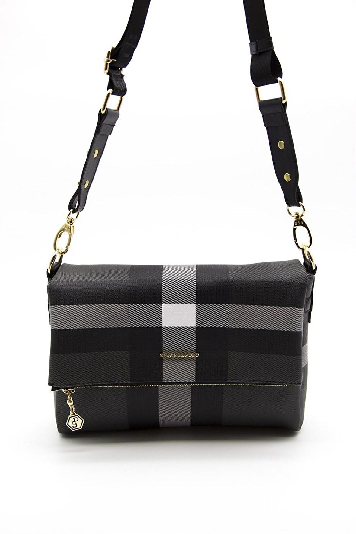 Silver Polo  Kadın  963-35911 SILVER POLO ÇAPRAZ ÇANTA MK129 SİYAH-MAT SİYAH