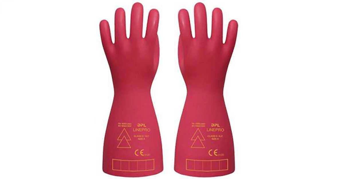 1 Çift  Elektrikçi Eldiveni  Class 0 Doğal Kauçuk Eldiven Starline Lınepro 1000v.Ac 5000v.Ac