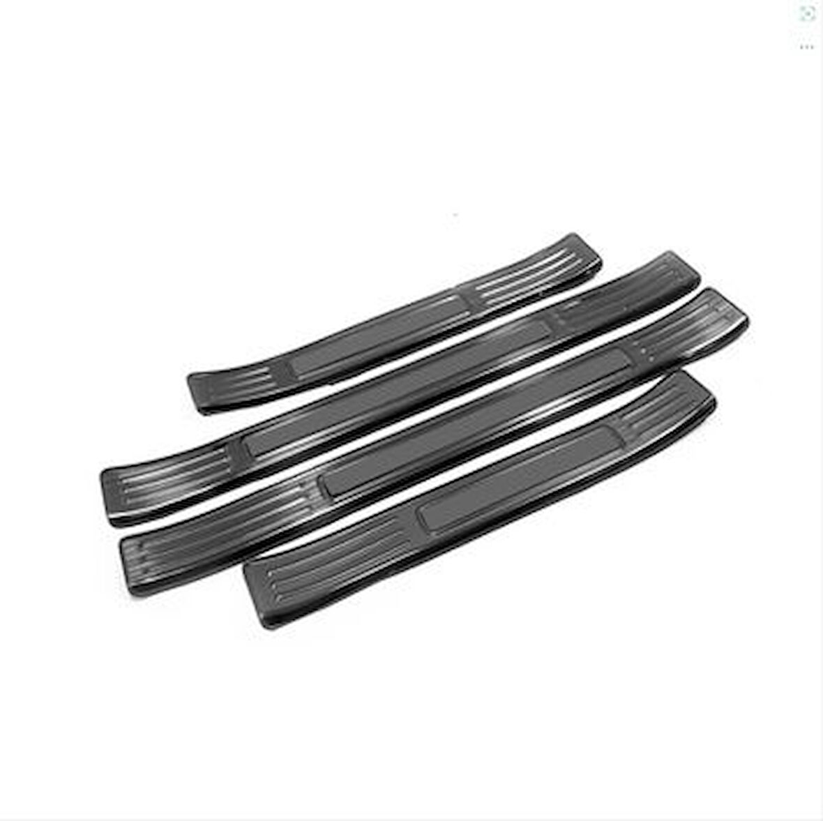 Peugeot 2008 Kapı Eşik Nikelajı - Titanyum Siyah