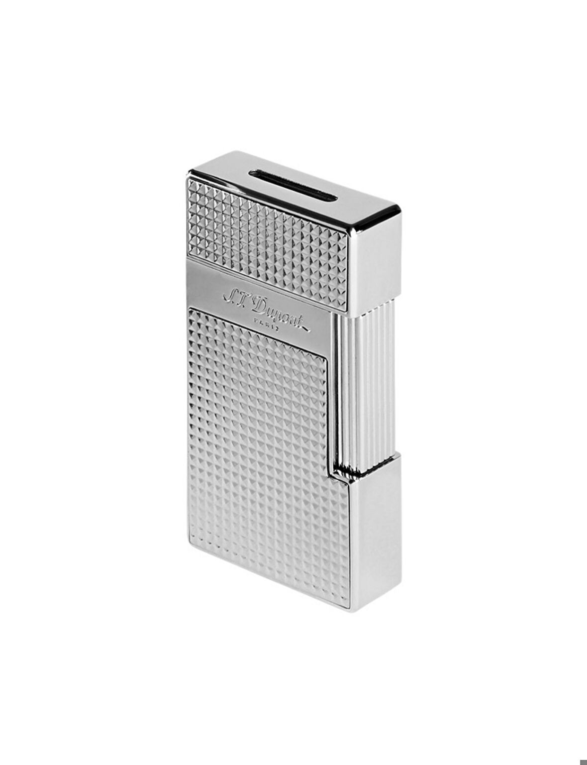 S.T. Dupont Big D Diamond-Point Silver Çakmak 25010