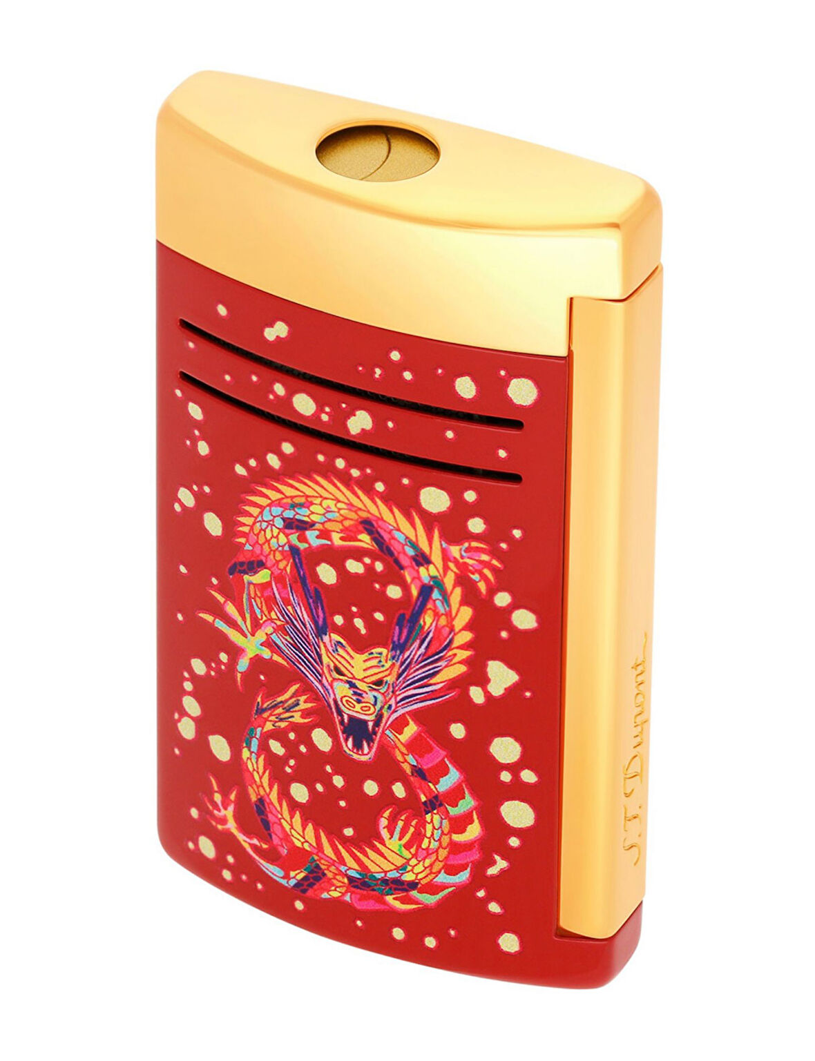 S.T. Dupont Maxijet Burgundy Golden Year of the Dragon Çakmak 20176