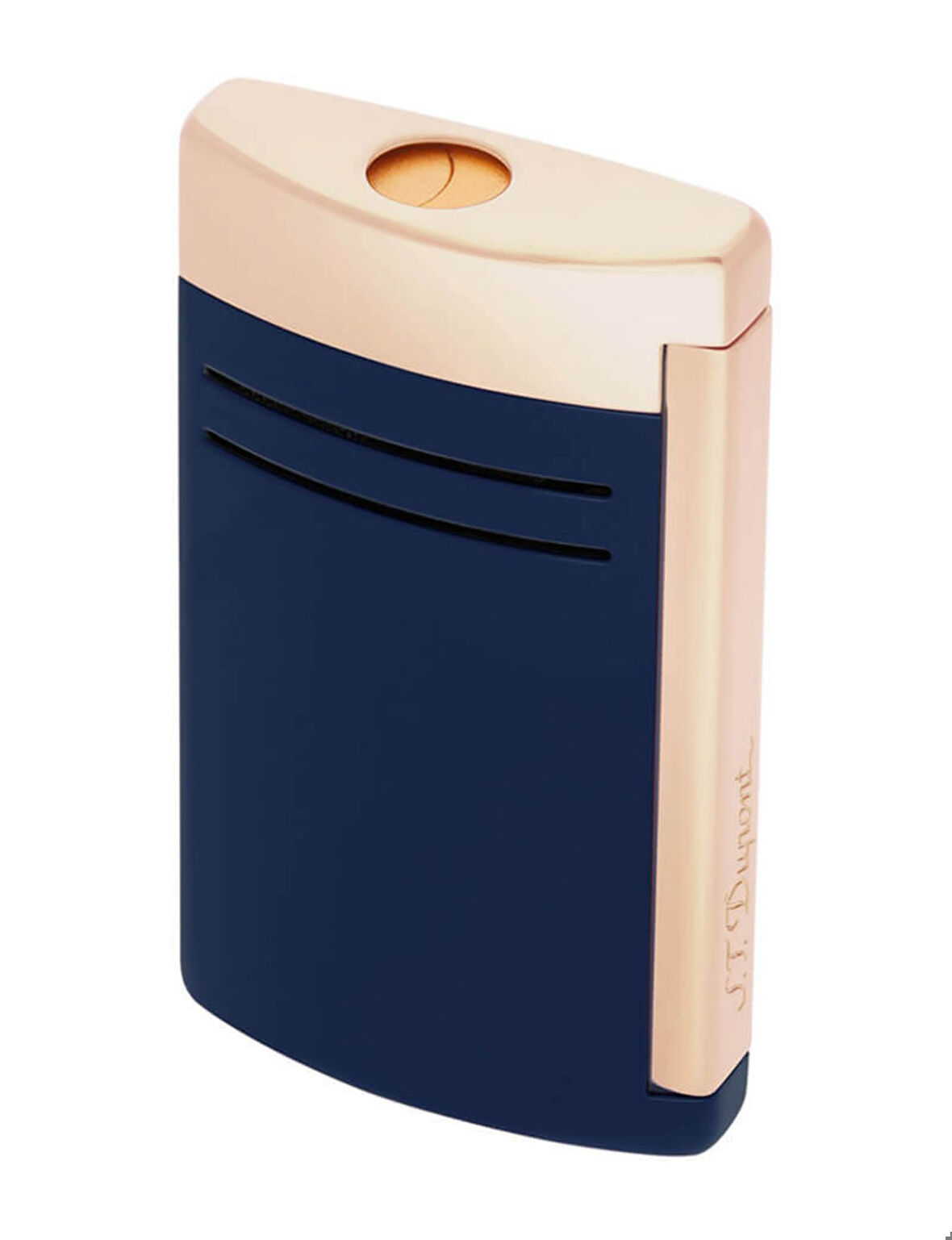 S.T. Dupont Maxijet Mavi ve Pembe Altın Çakmak 20173