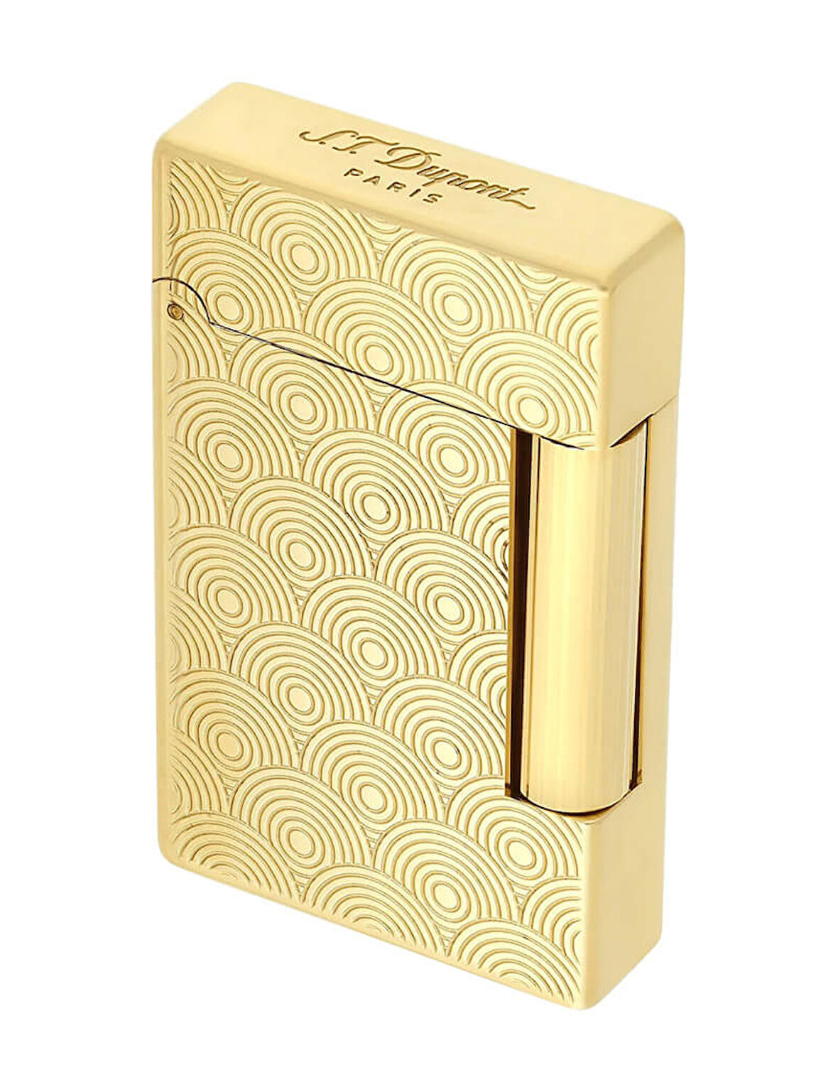 S.T. Dupont Initial Guilloche Çakmak Altın 20845
