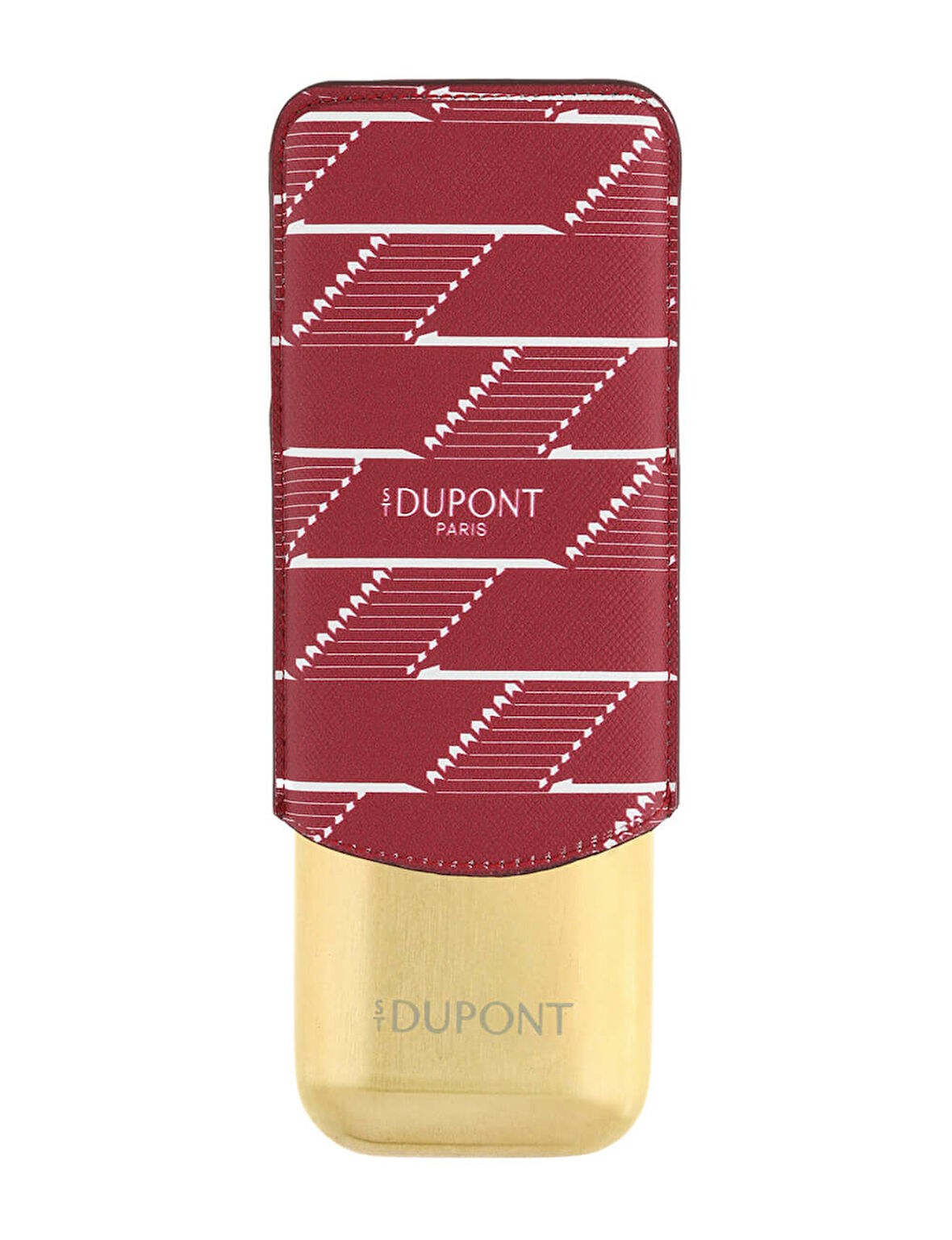S.T. Dupont Monogram 1872 2li Bordo Puro Kılıfı 183478