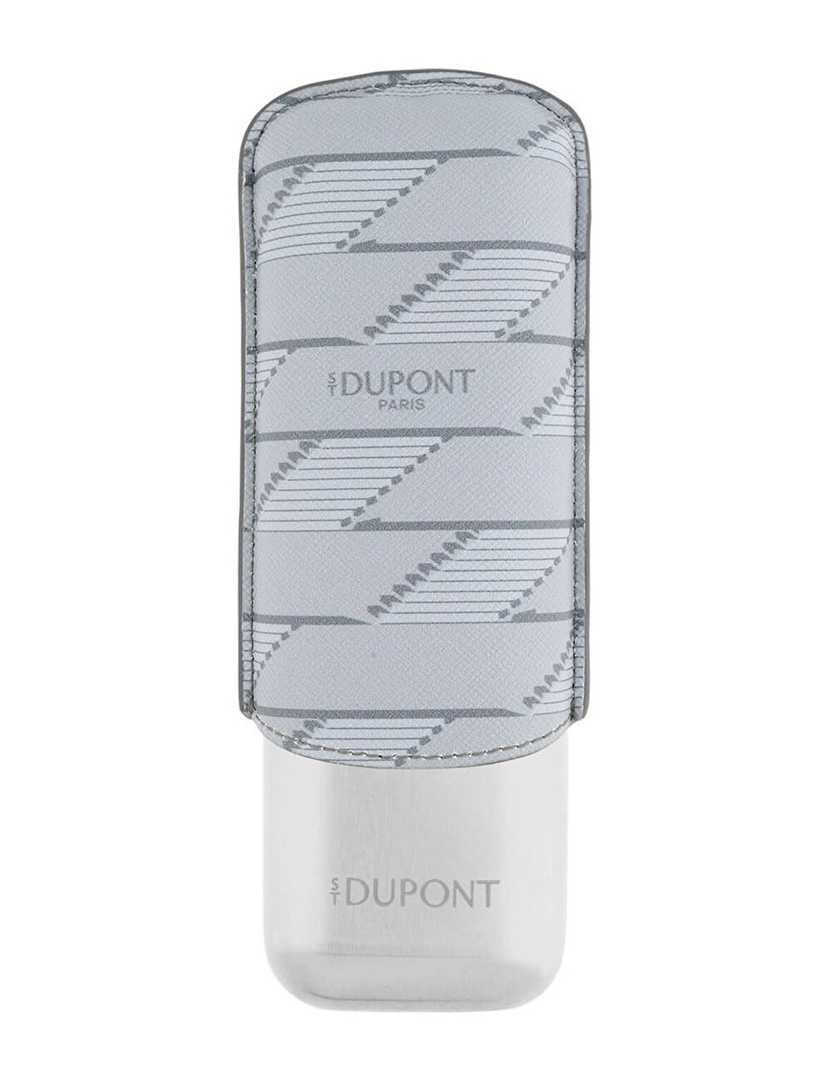 S.T. Dupont Monogram 1872 2li Açık Gri Puro Kılıfı 183480