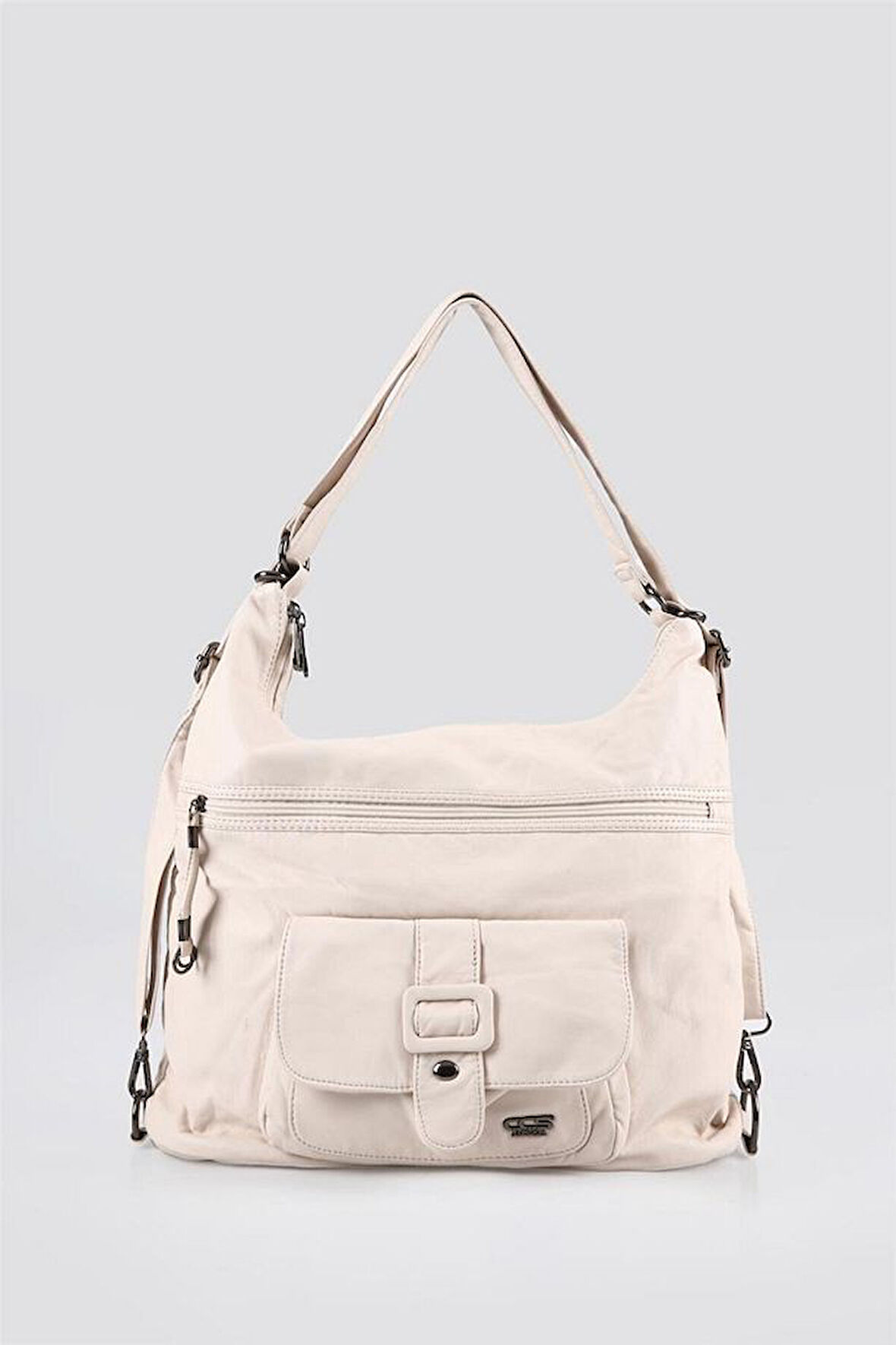 Mower Bej Cilt Omuz Çantası