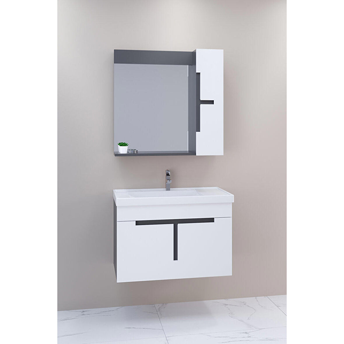 TEMPO 80 CM BANYO DOLABI  - BOY DOLAP HARİÇ - 