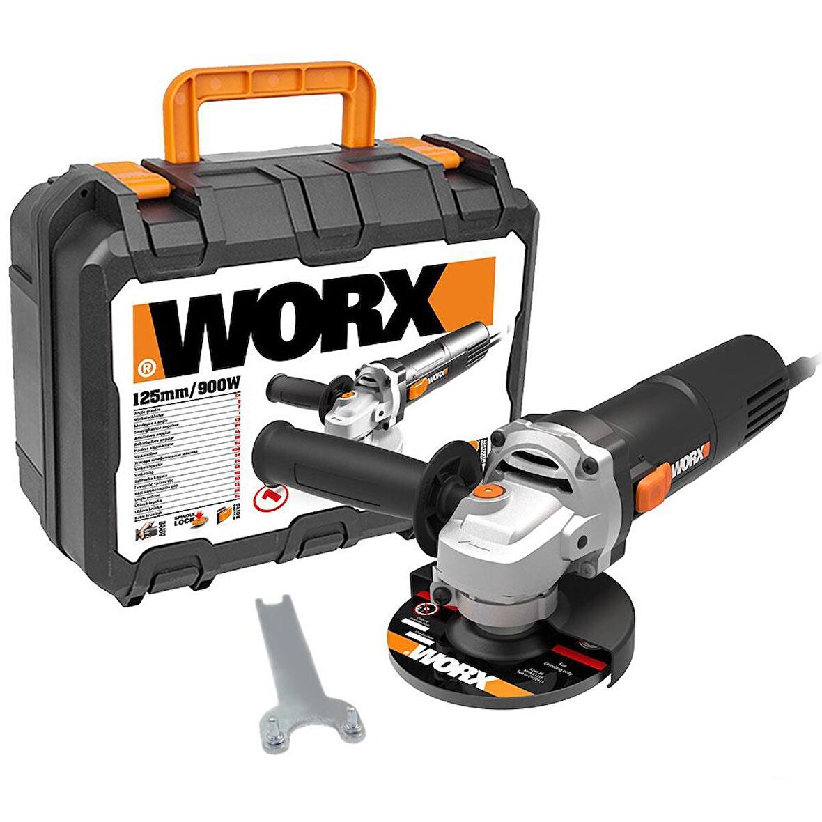 WORX WX718 900Watt 125mm Profesyonel Avuç Taşlama 