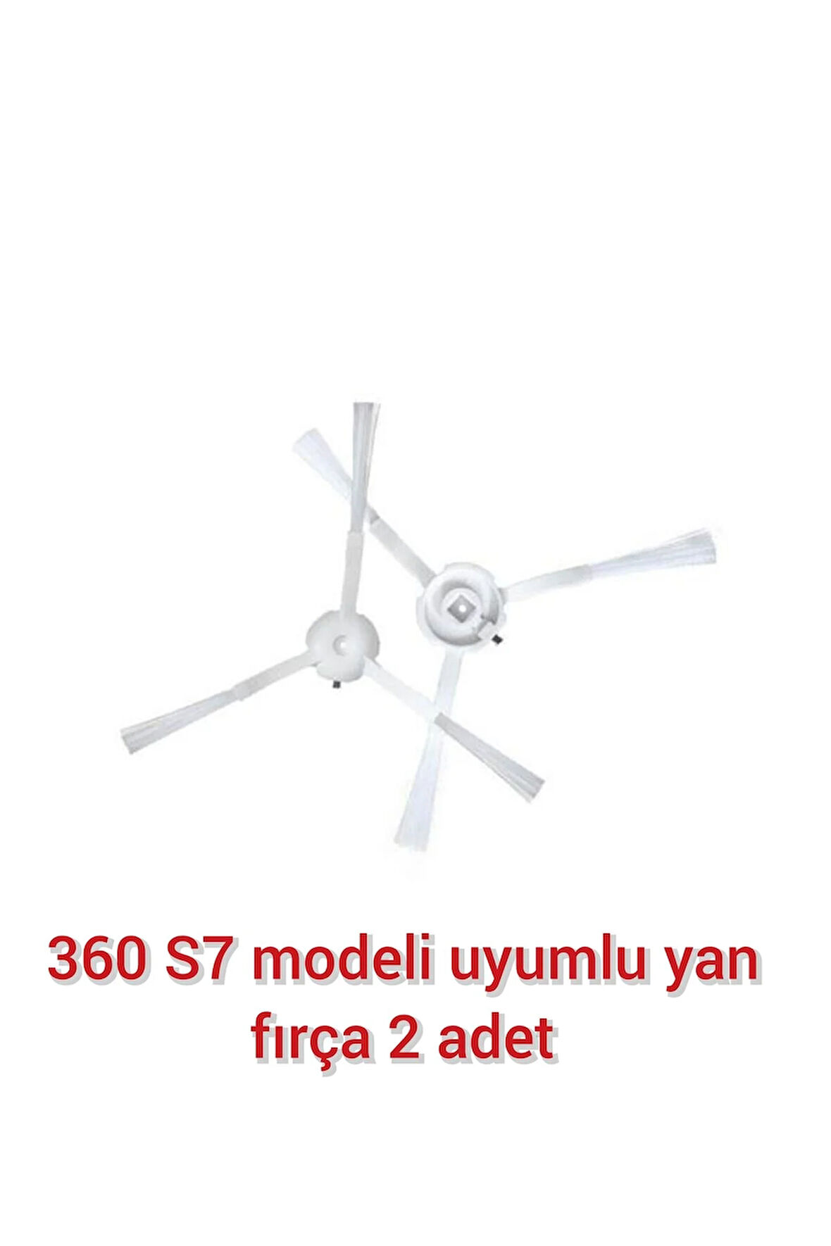 360 S7 robot süpürge modeli ile uyumlu yan fırça süpürme fırçası  2 adet