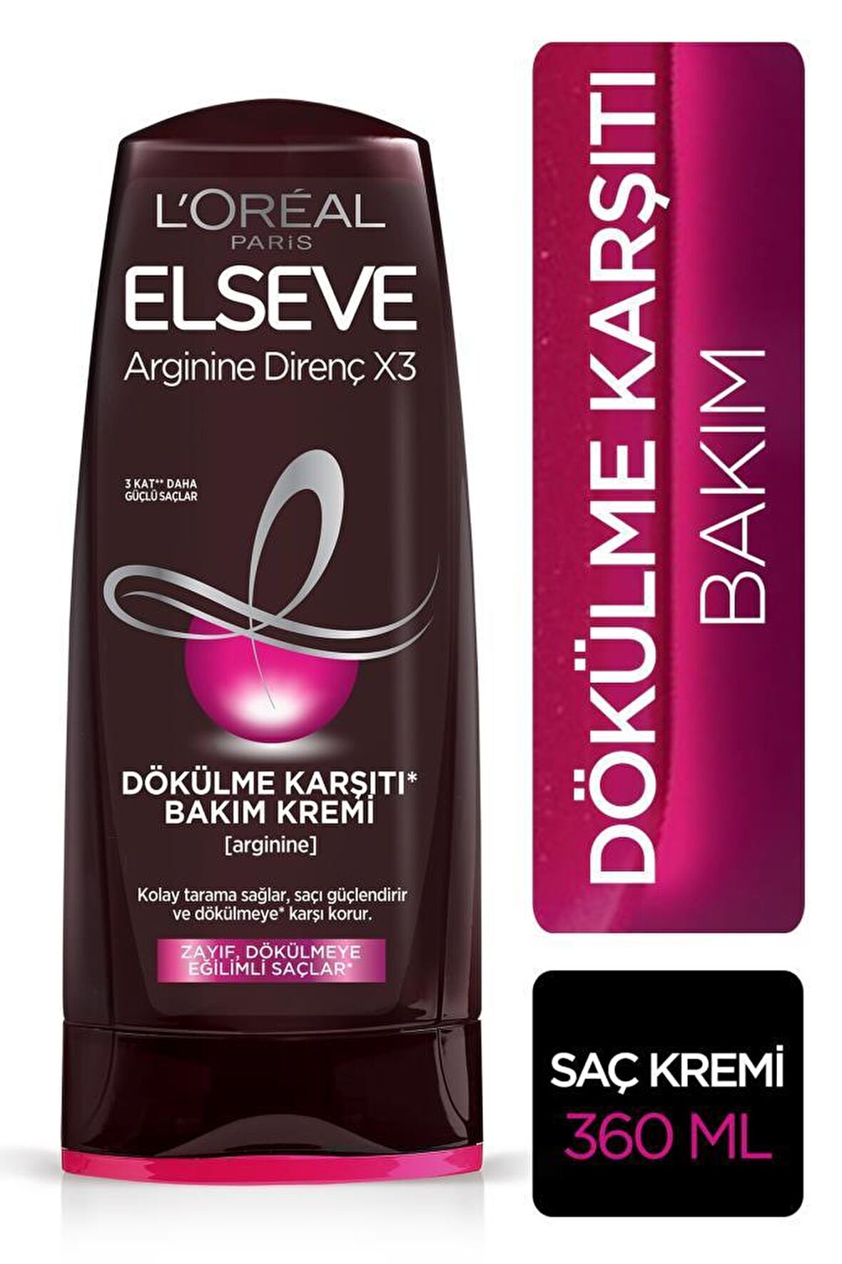 L'Oréal Paris Elseve Arginine Direnç X3 Dökülme Karşıtı Bakım Kremi 360 ml