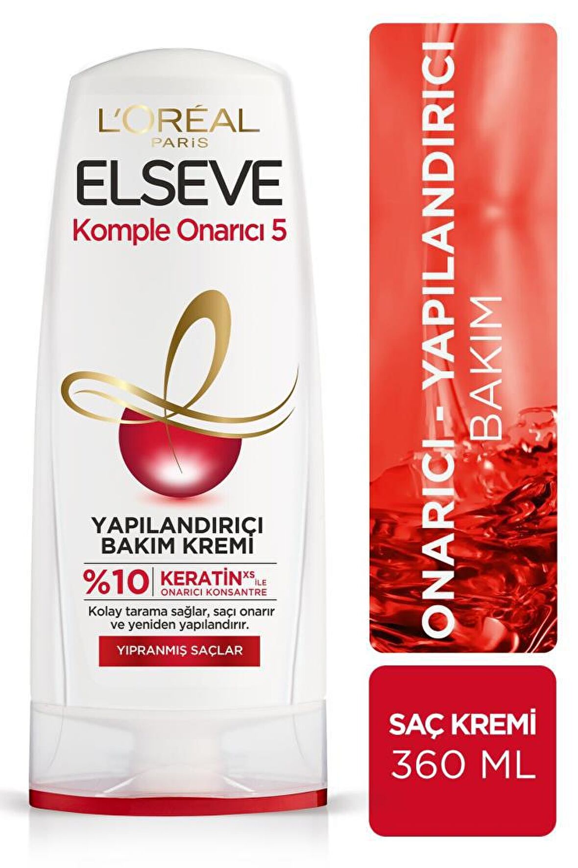 L'Oréal Paris Elseve Komple Onarıcı 5 Yapılandırıcı Bakım Kremi 360 ml