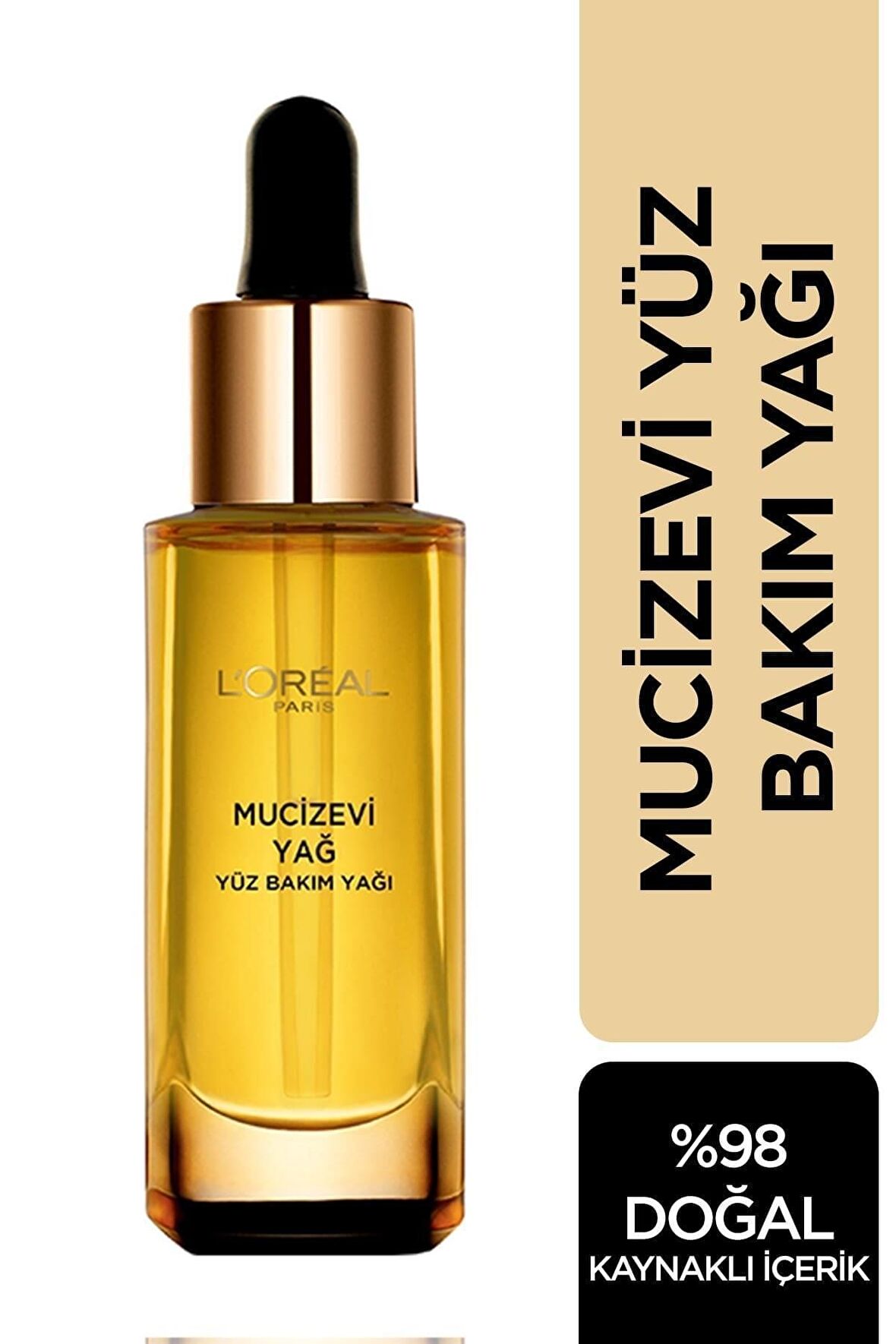 L'Oreal Paris Mucizevi Yağ Tüm Cilt Tipleri İçin Su Bazlı Nemlendirici Yüz Bakım Yağı 30 ml