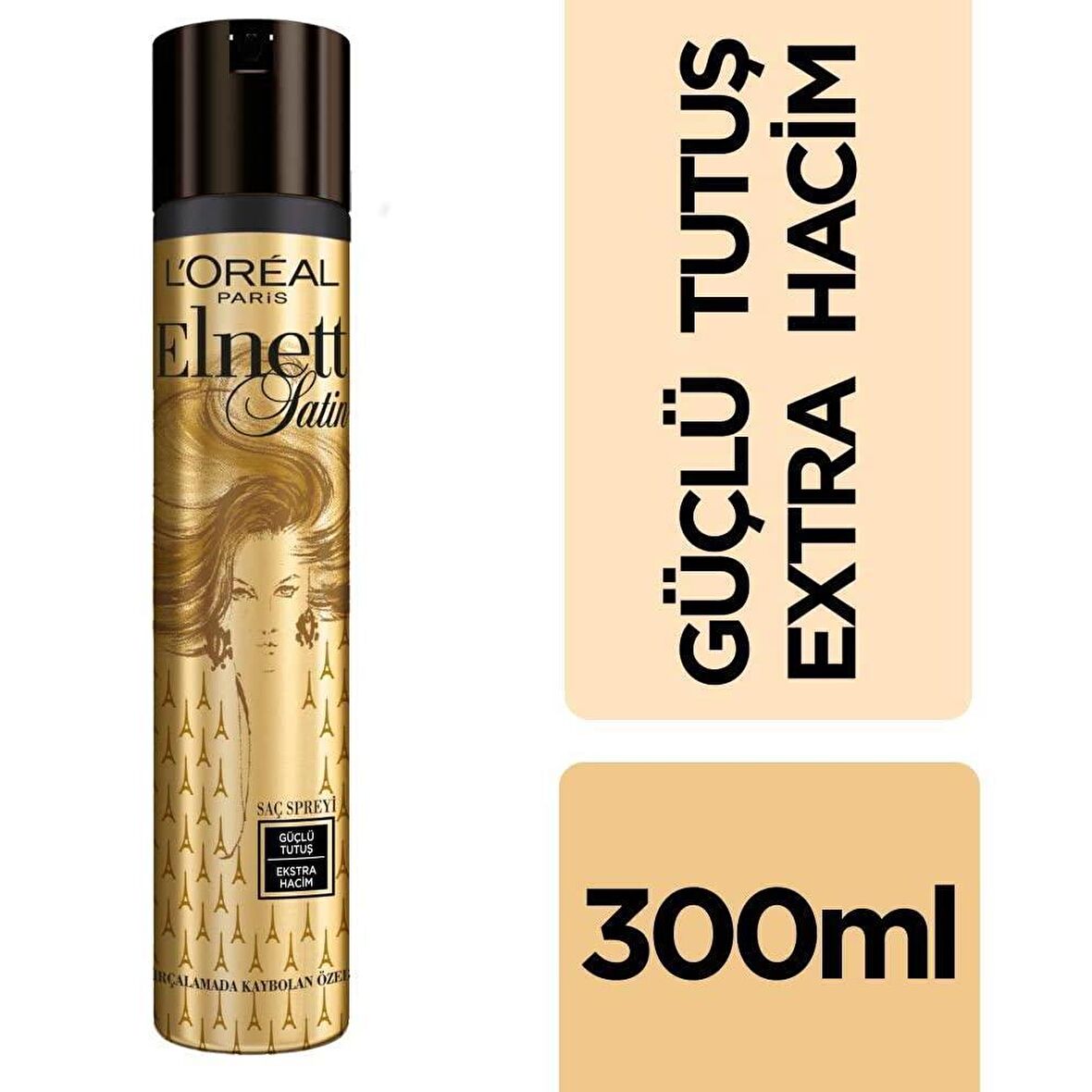 L'Oréal Paris Elnett Güçlü Tutuş ve Ekstra Hacim Saç Spreyi