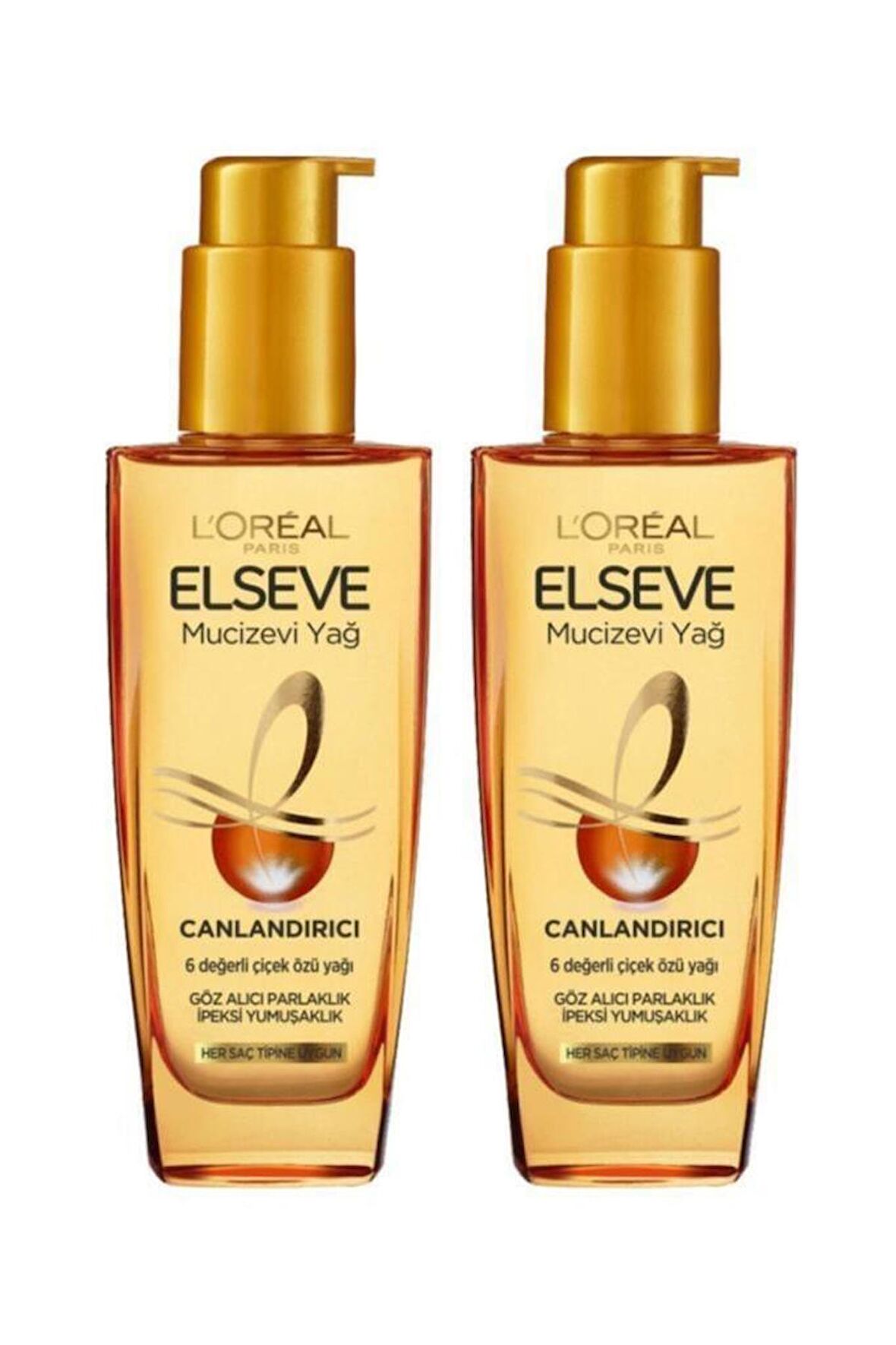 Elseve Mucizevi Canlandırıcı Bakım Yağı 100 ml X2