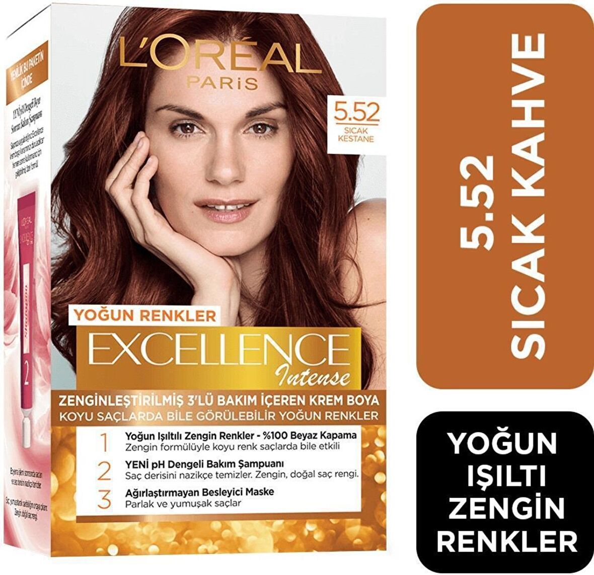 LOREAL SAÇ BOYASI İNTENSE 5.52 SICAK KESTANE