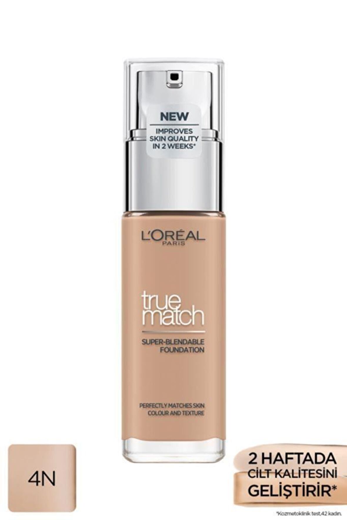L'Oréal Paris True Match Bakım Yapan Fondöten 4N BEIGE
