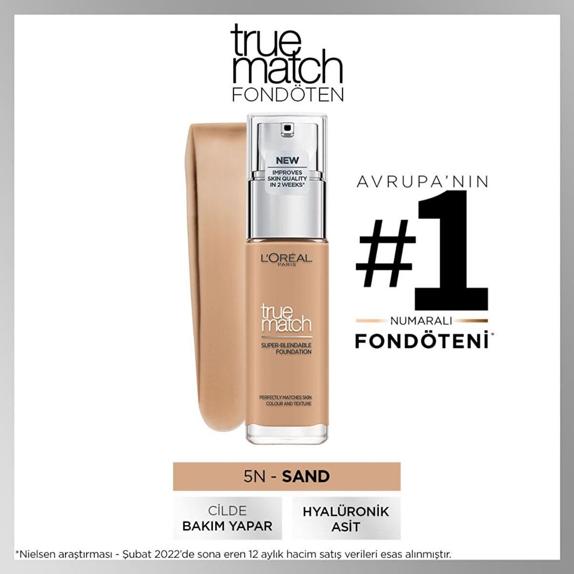 Loreal True Match Super Blendable Fondöten 5.N Sable/Sand