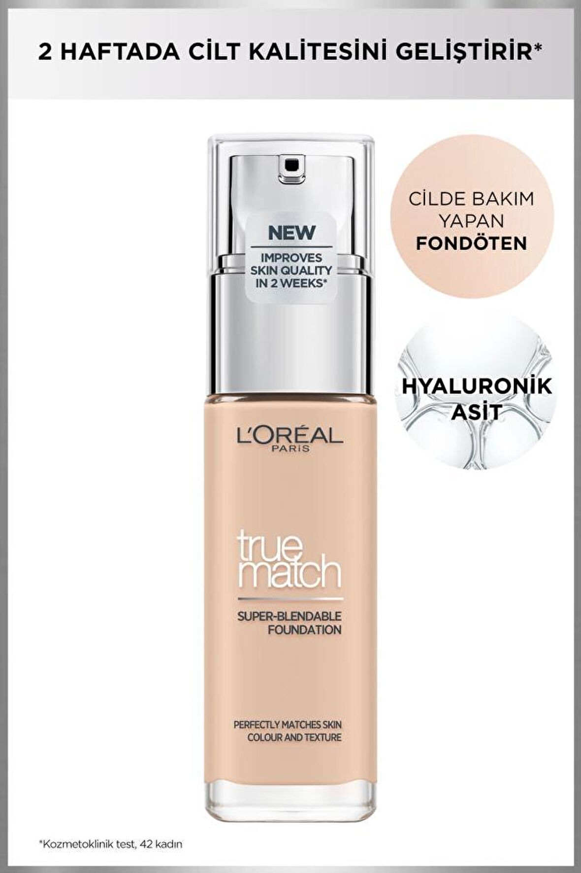 L'Oréal Paris True Match Cilt Bakım Etkili Fondöten 1R1C1K Ivory Rose