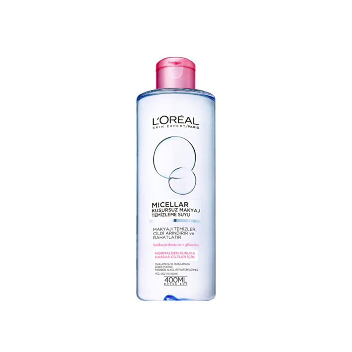L'Oréal Paris Micellar Kusursuz Makyaj Temizleme Suyu Hassas 400 ml