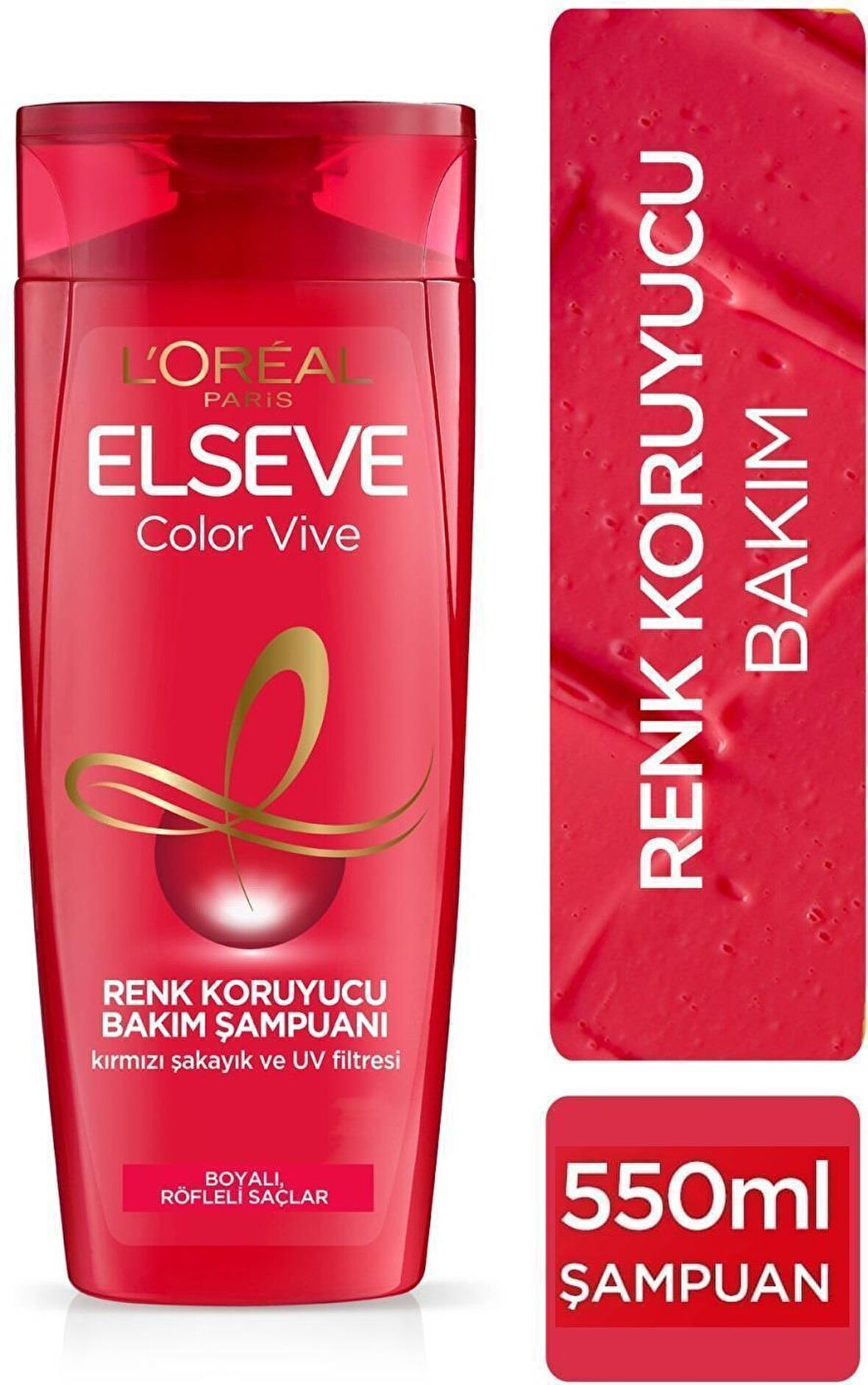 Elseve Color Vive Boyalı Saçlar İçin Renk Koruyucu Şampuan 550 ml