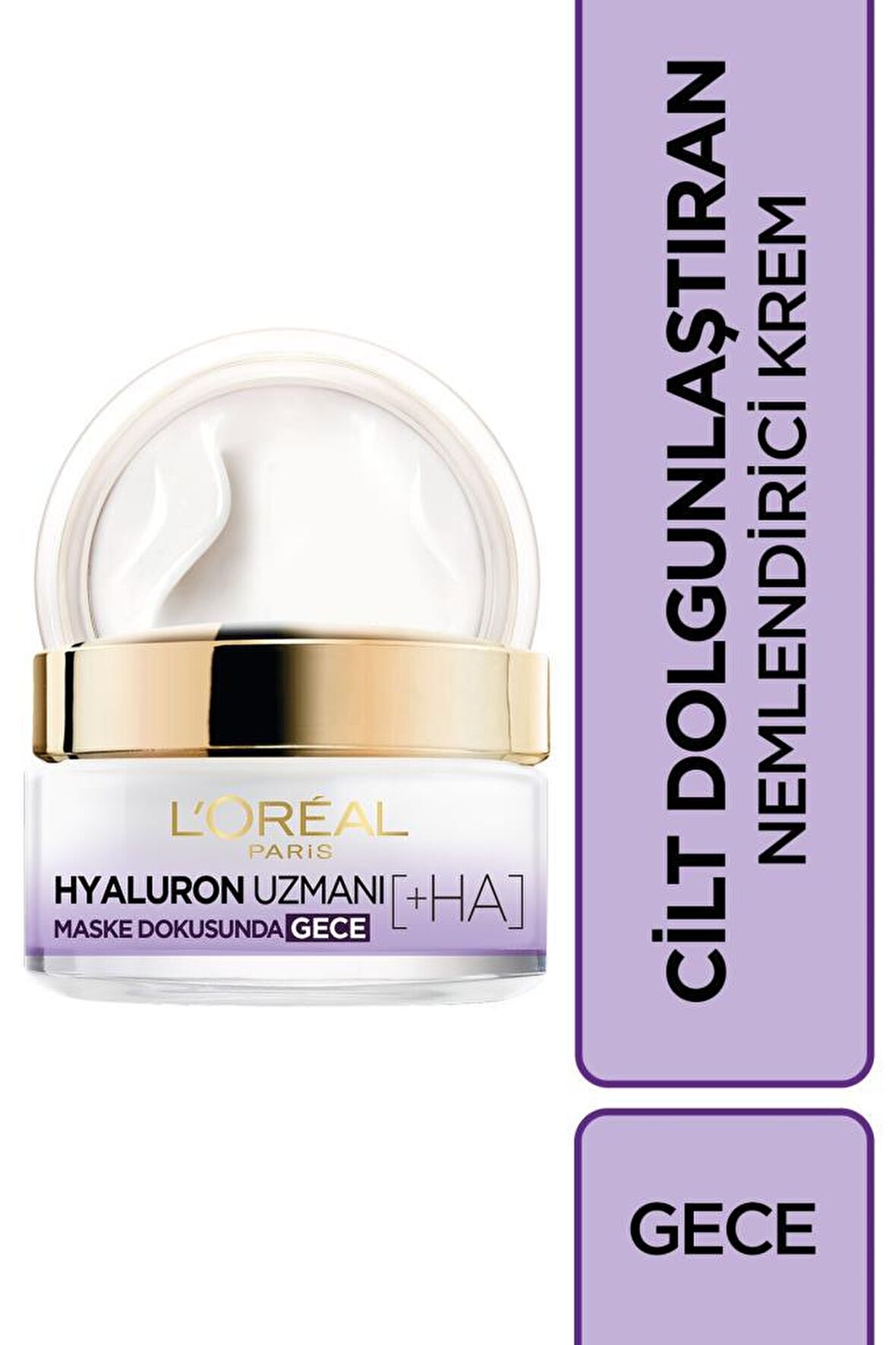 L'Oréal Paris Hyaluron Uzmanı Nemlendirici Gece Kremi 50 Ml