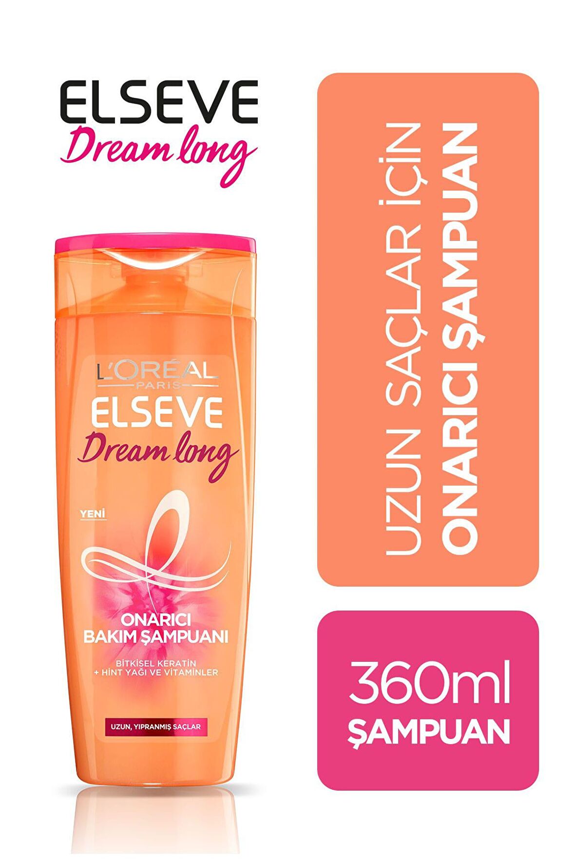 L'Oréal Paris Elseve Dream Long Onarıcı Bakım Şampuanı 360 ml